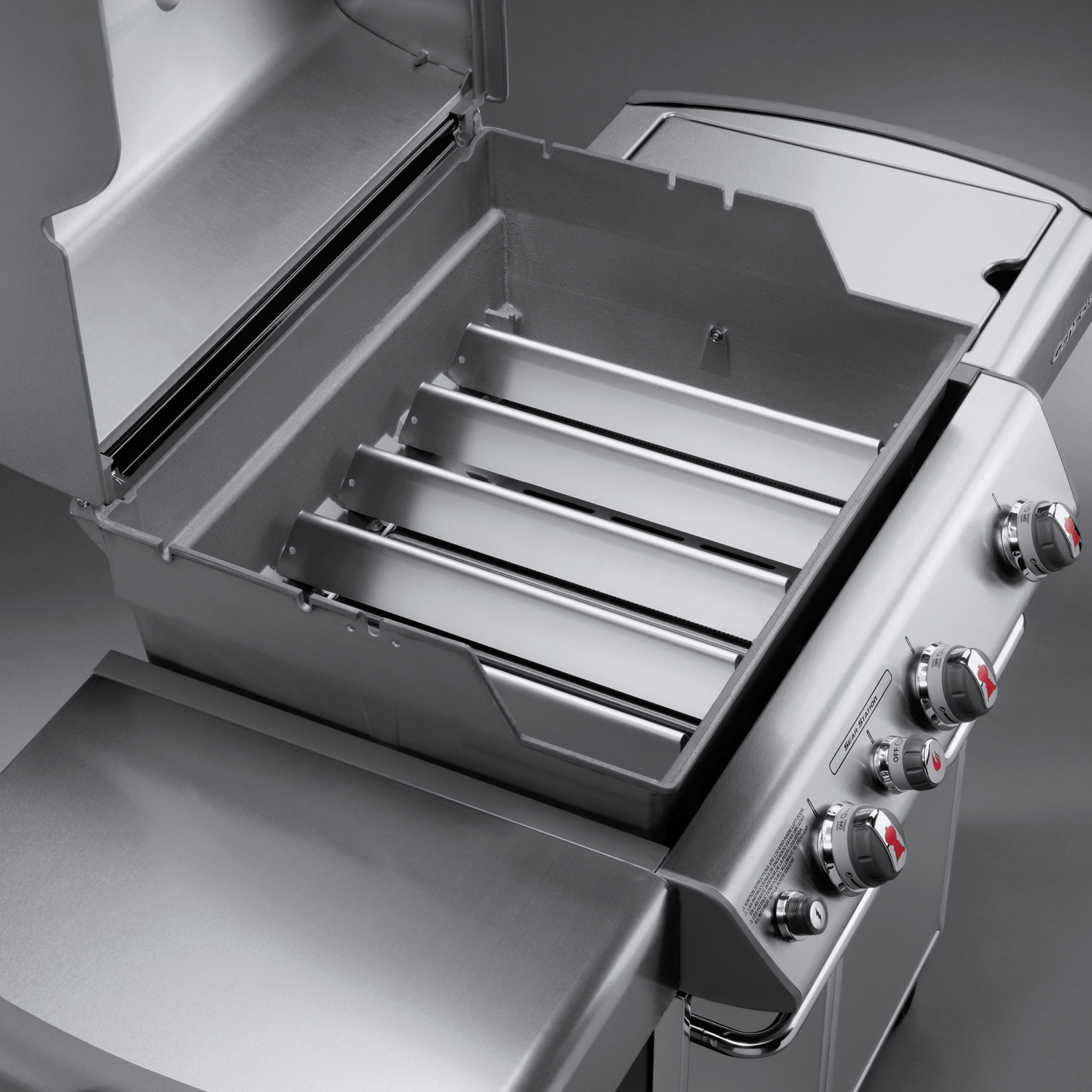 Weber Flavorizer® Bars Front mount S.S.  17.5 x 2.2 (repl. 62784) (Porc.Steel: 7621)