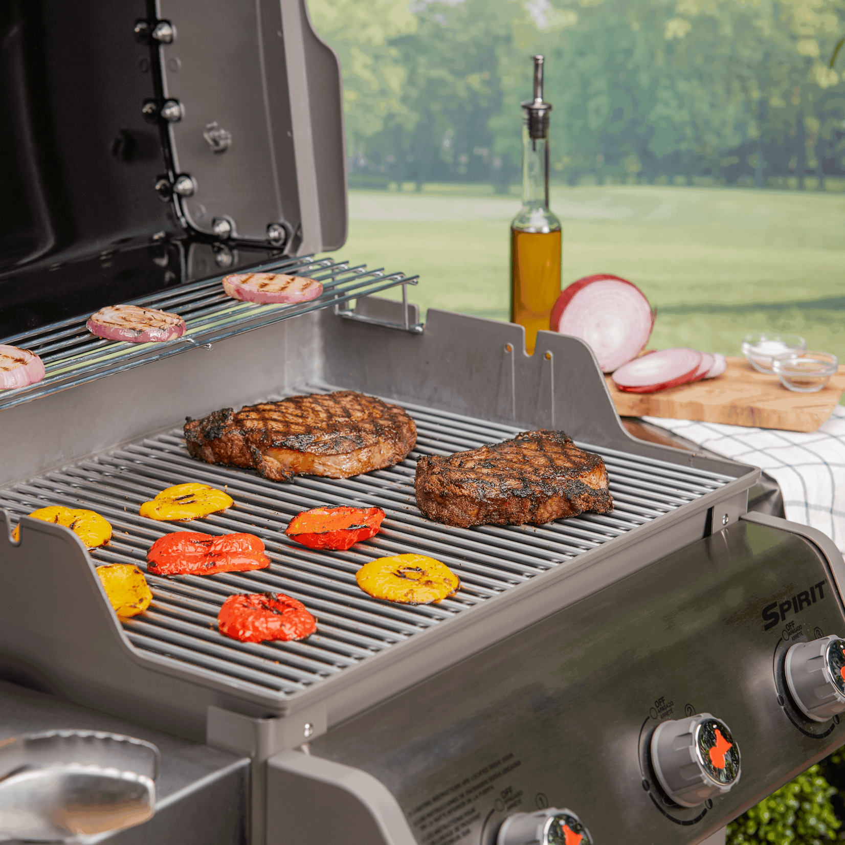 Weber SS Cooking Grates - Spirit 300 (Before 2017) - 17.3 x 11.8 (2)