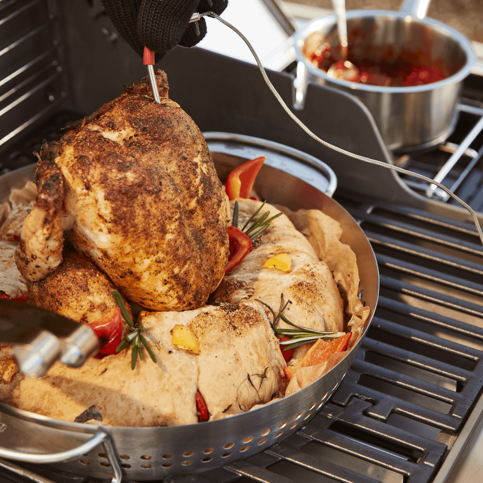 Weber Poultry Roaster - Gourmet BBQ System { BIN WE7 - 4 }