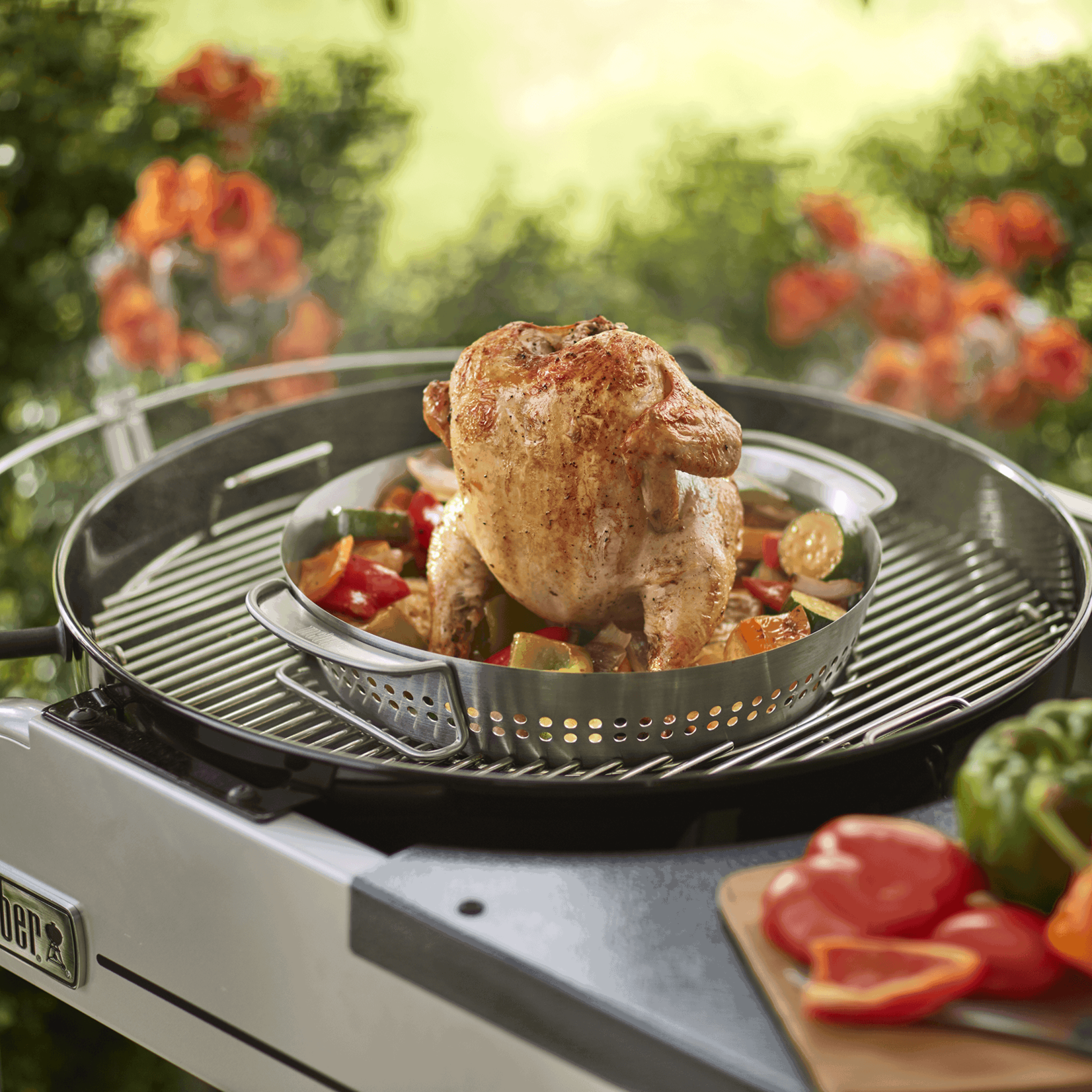 Weber Poultry Roaster - Gourmet BBQ System { BIN WE7 - 4 }