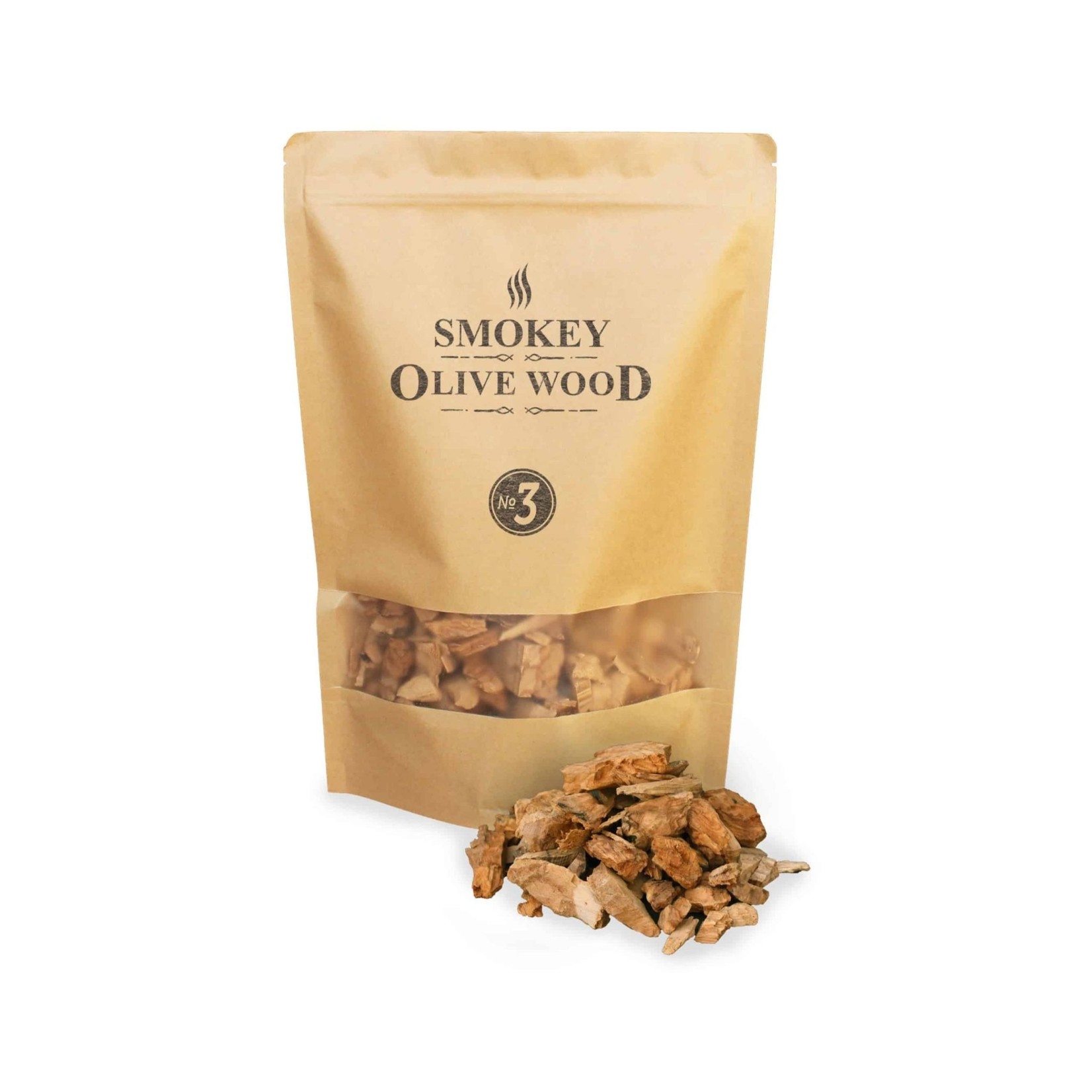 Smokey Olive Wood Olive Chips #3 1700ml