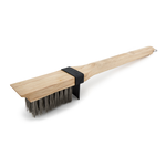 Broil King Grill Brush - Wood - Heavy/Long SS Bristles