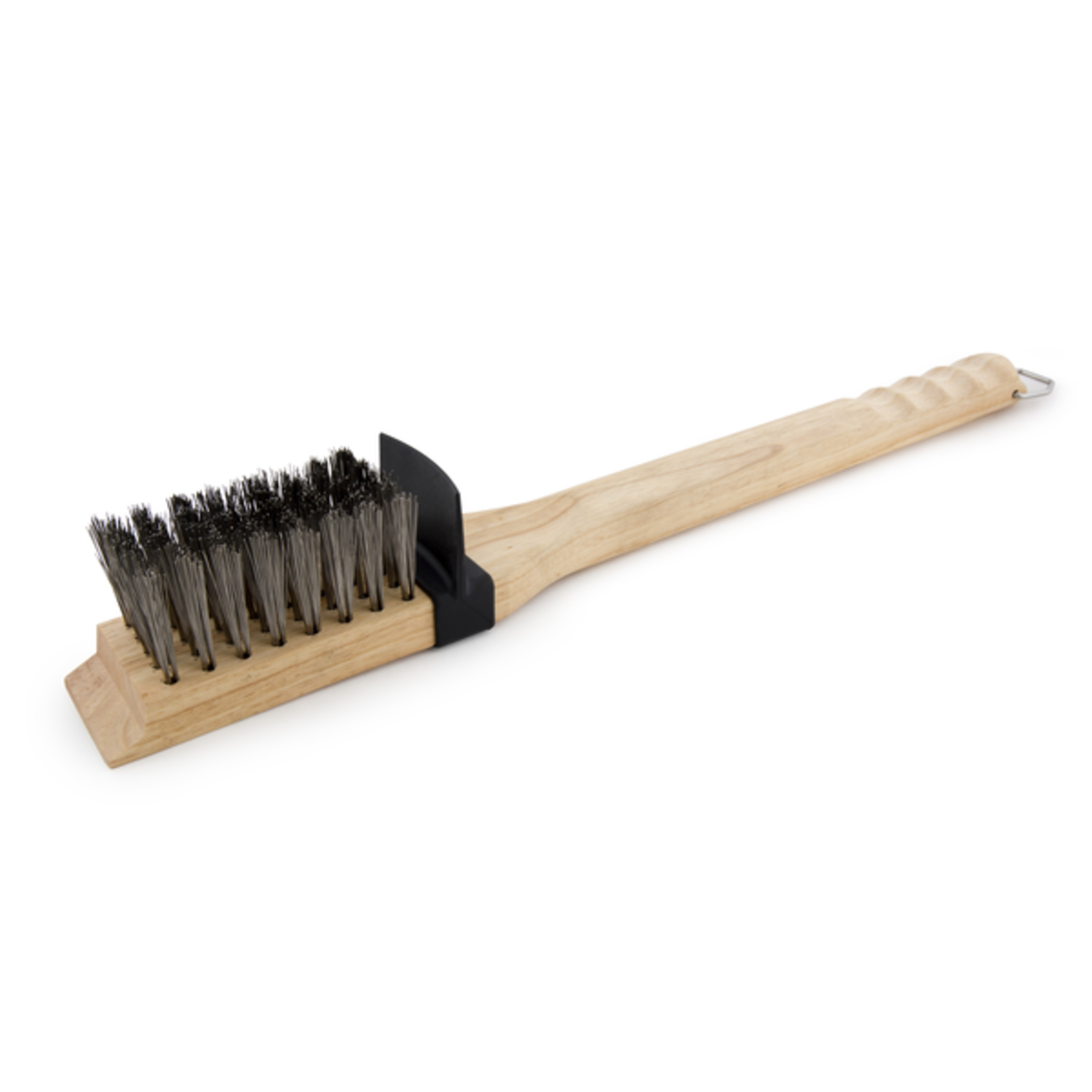 Broil King Grill Brush - Wood - Heavy/Long SS Bristles