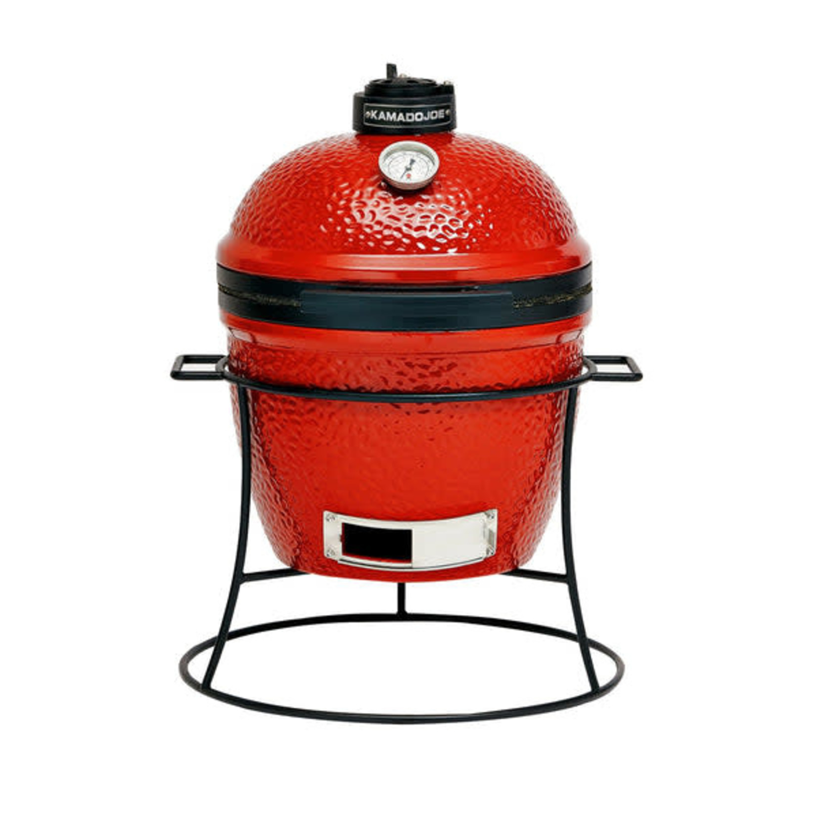 Kamado Joe Joe Jr. Red w/ Cart, Heat Deflector & Tools