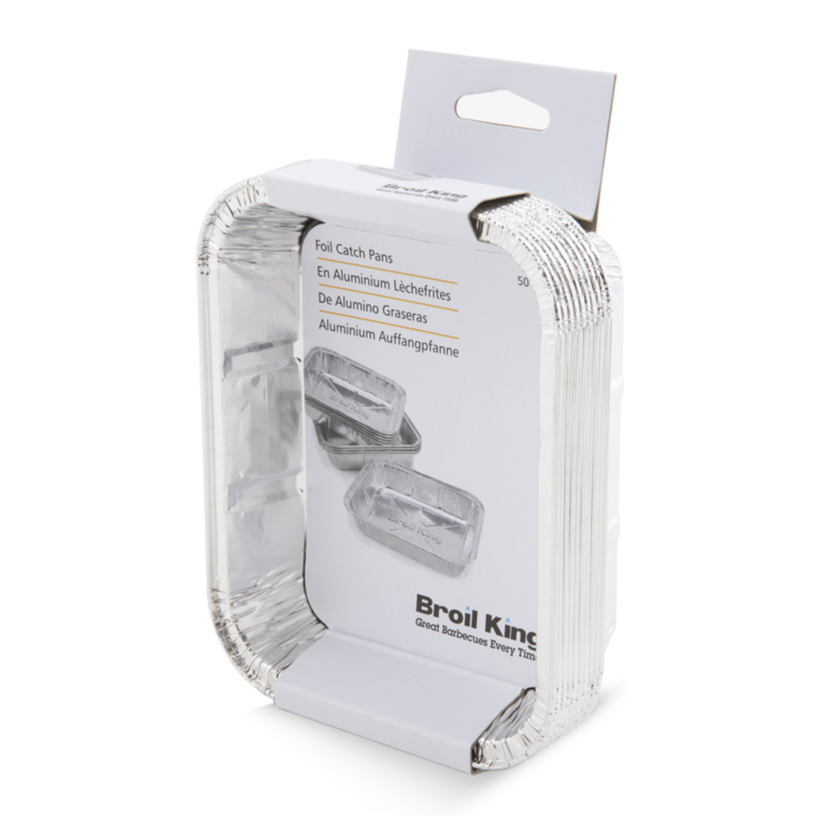 Broil King Foil Drip Pan - 6 x 4.75-In - 10 Pack - Aluminum