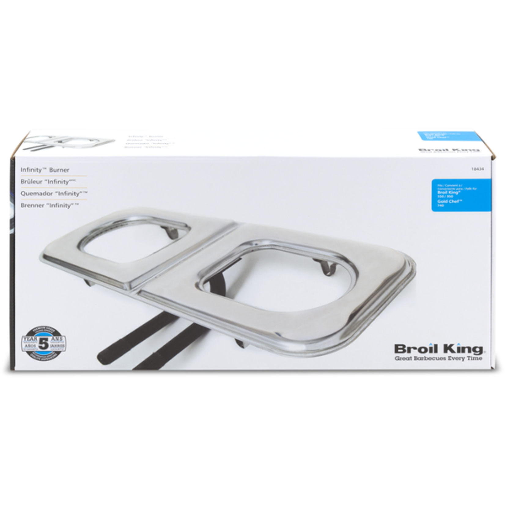 Broil King Burner - Infinity - T501 - Stainless Steel { BIN BK2 - 2 }