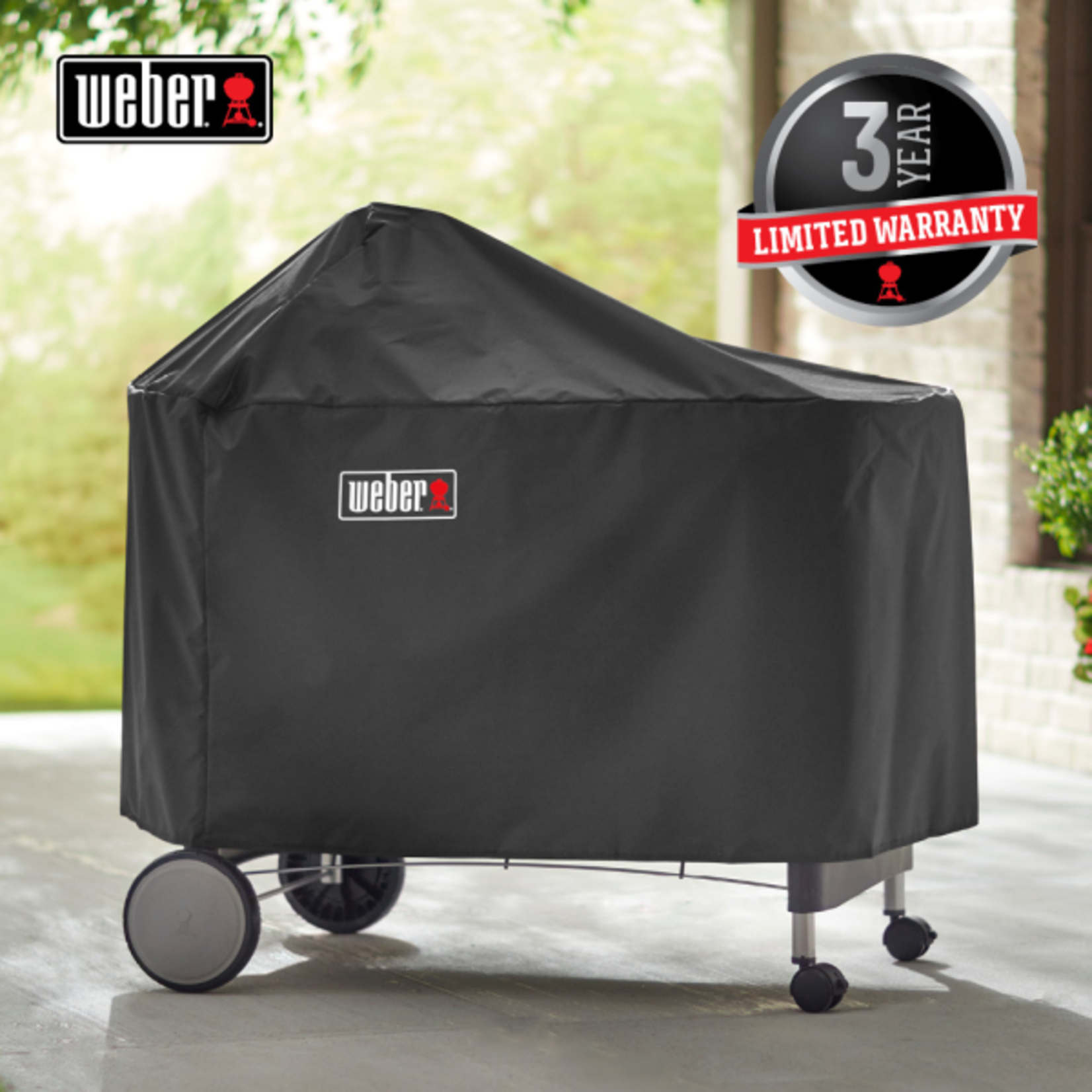 Weber Premium Grill Cover - Fits Performer Premium and Deluxe 22' charcoal grills