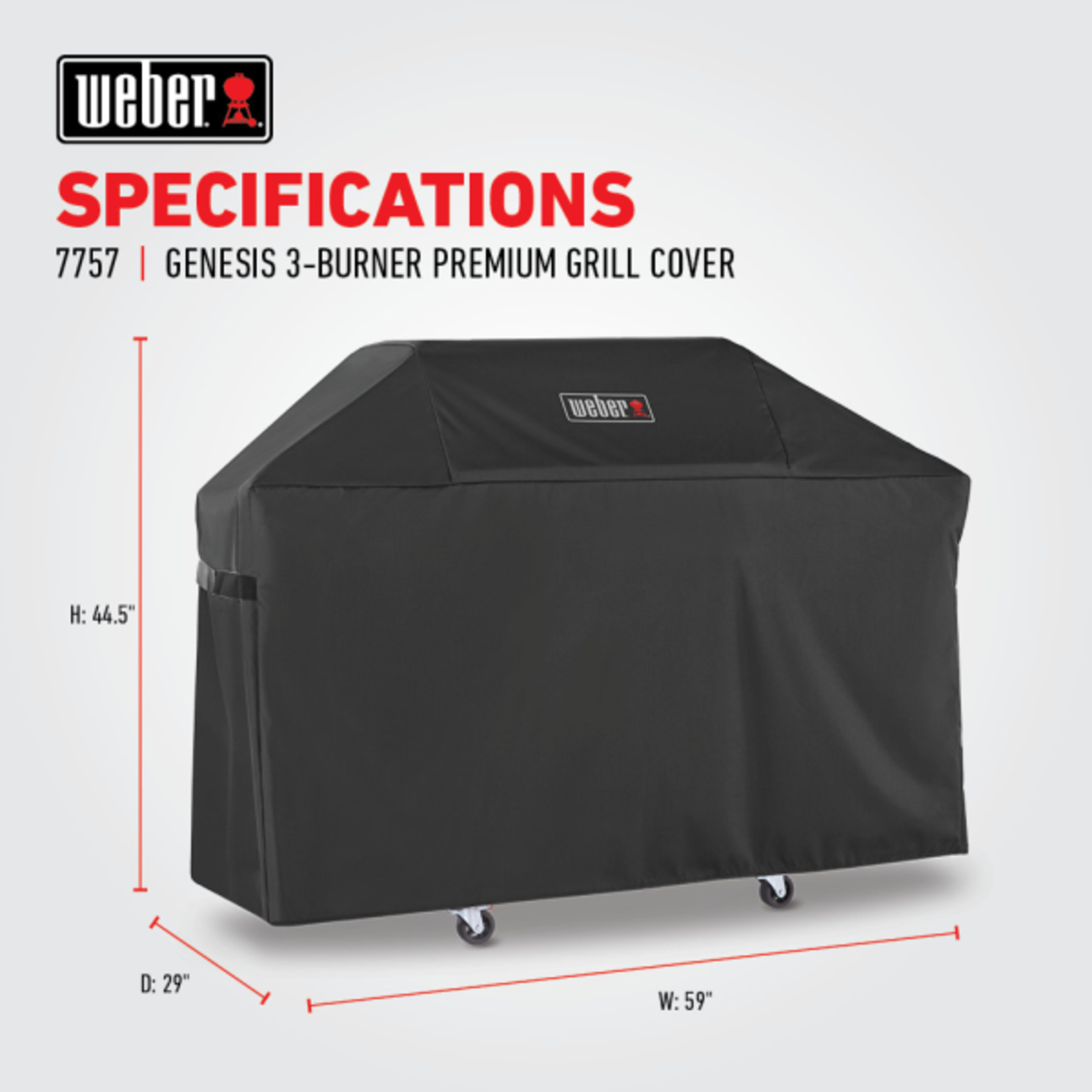 Weber Genesis 300 Series Premium Grill Cover