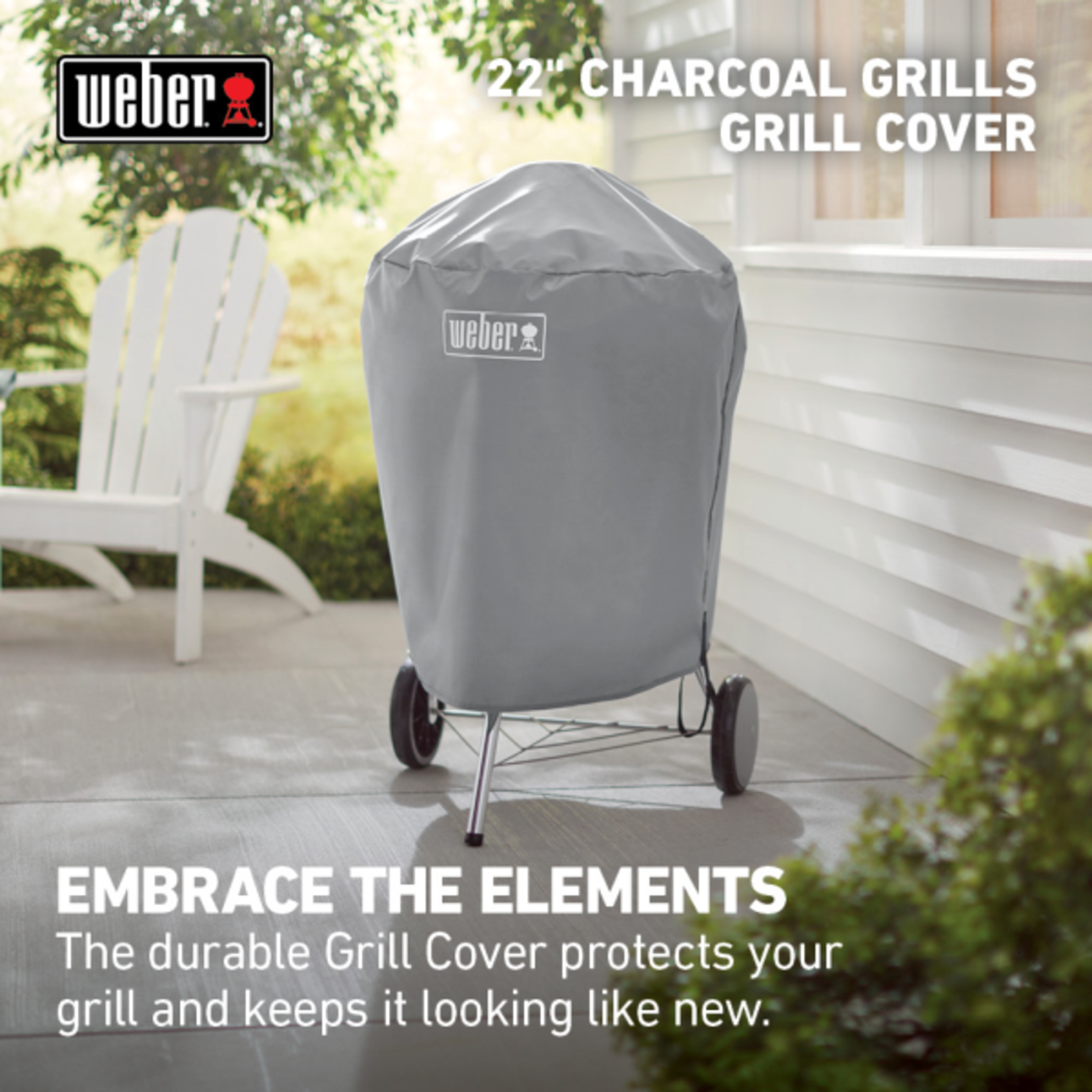 Weber Grill Cover - Fits 22" charcoal grills