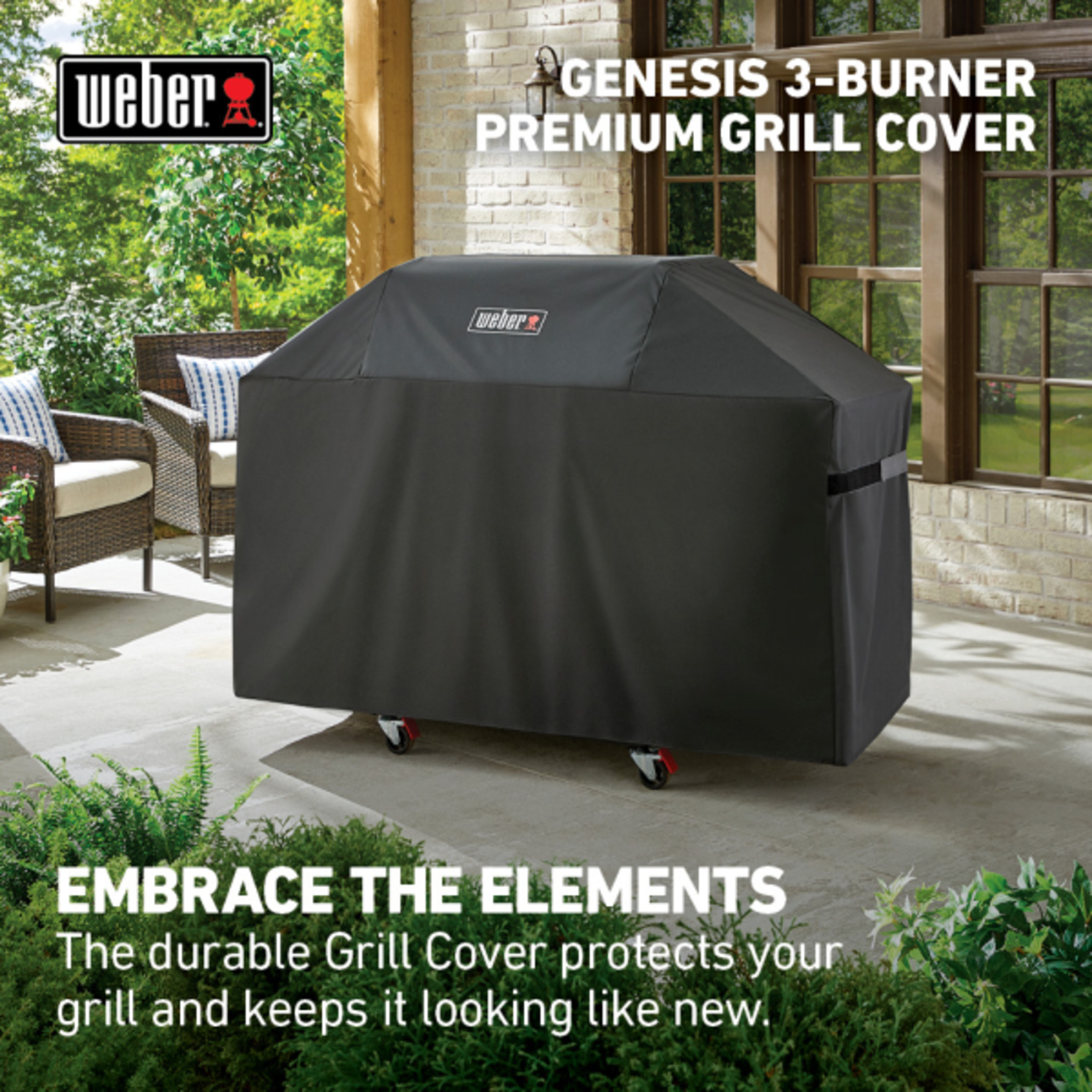 Weber Genesis 300 Series Premium Grill Cover {2}