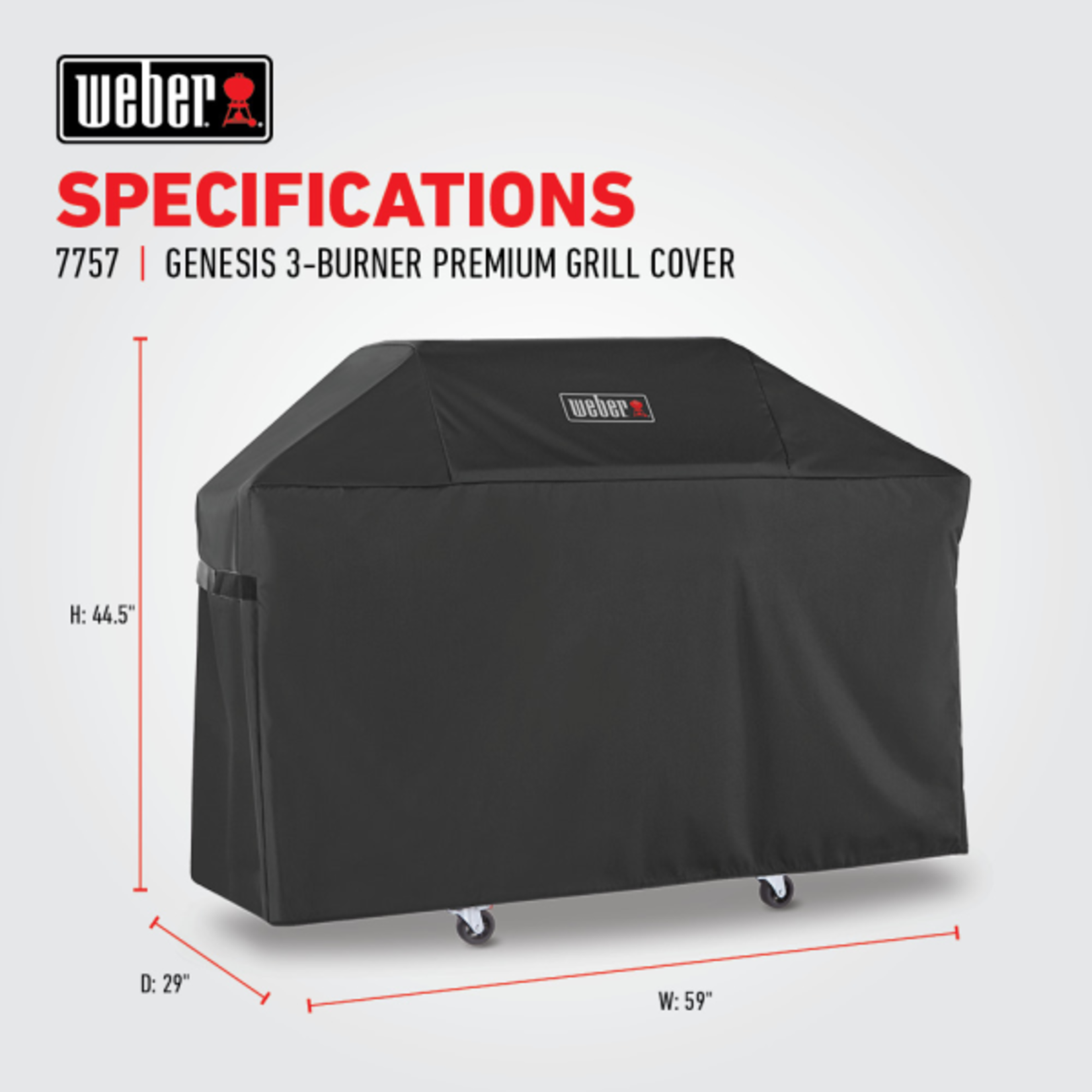 Weber Genesis 300 Series Premium Grill Cover {2}