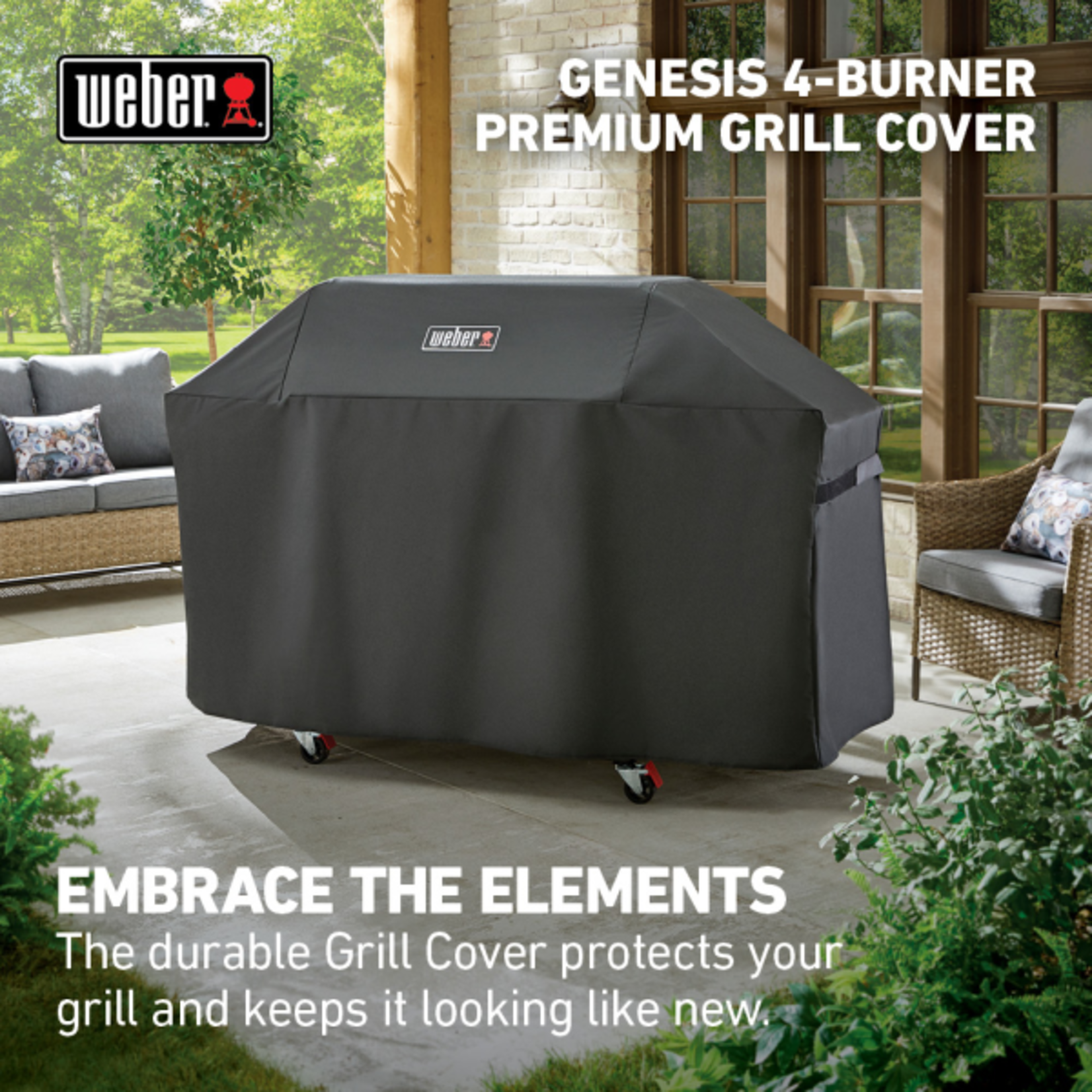 Weber Genesis 400 Series Premium Grill Cover (2022+)