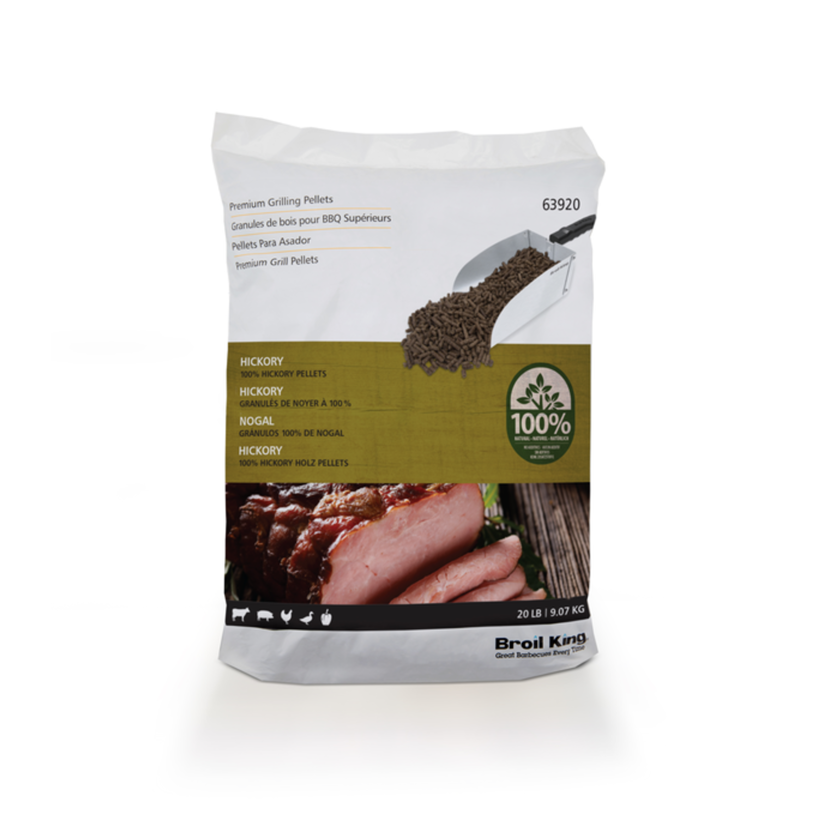 Broil King Hickory Pellets - 20lbs