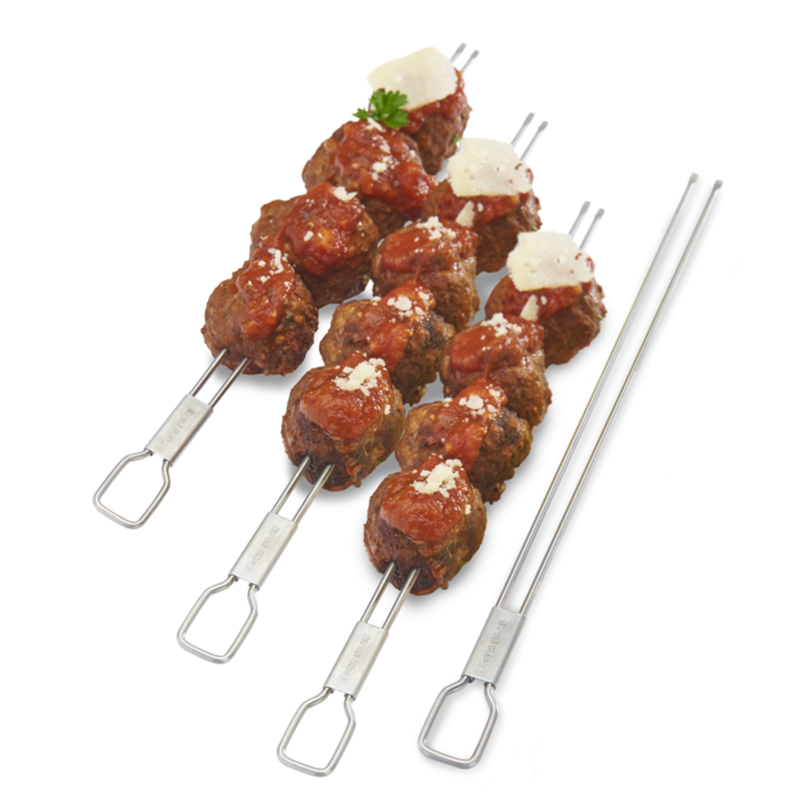 Broil King Skewers - Dual Prong - 4 Pcs - SS