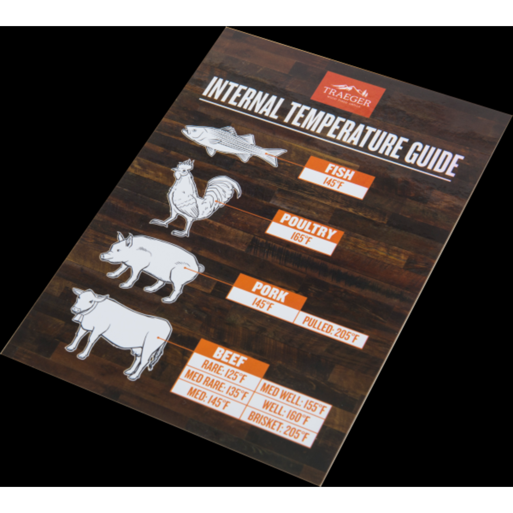 Traeger Internal Temperature Guide Magnet