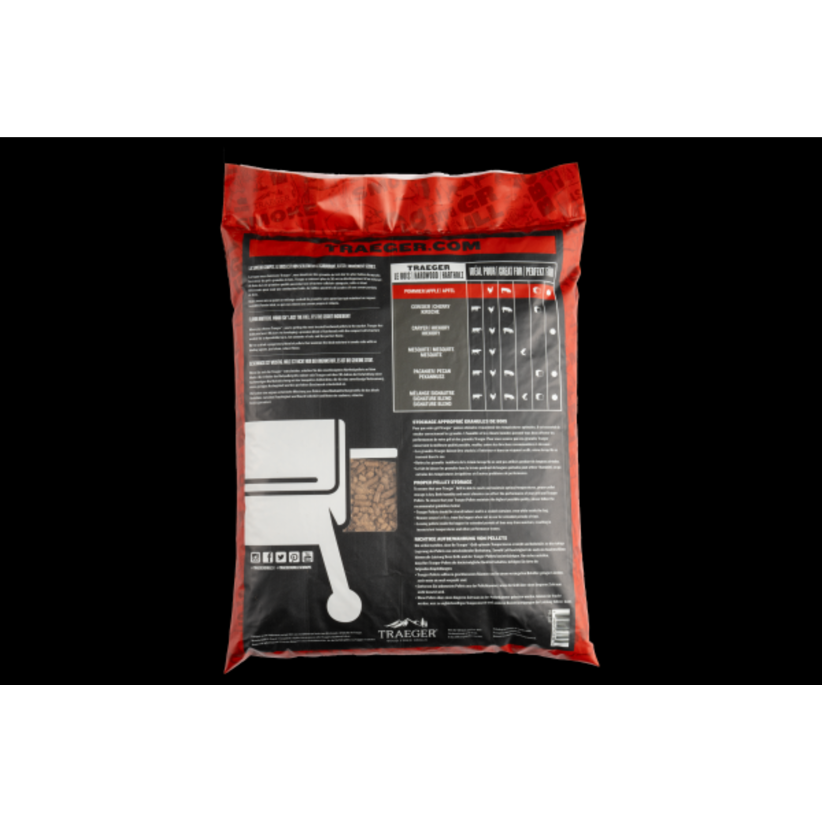 Traeger Apple Pellets 9 kg Bag