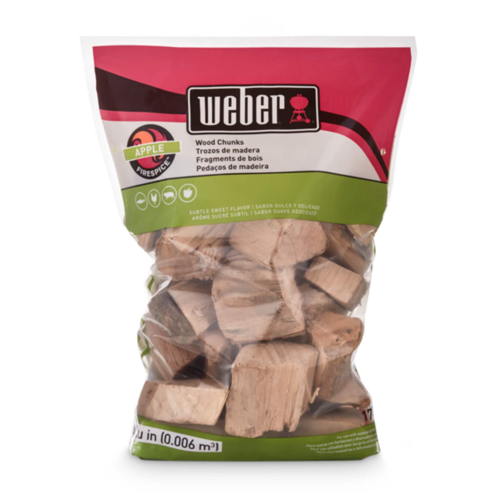 Weber Apple Wood Chunks 4lb