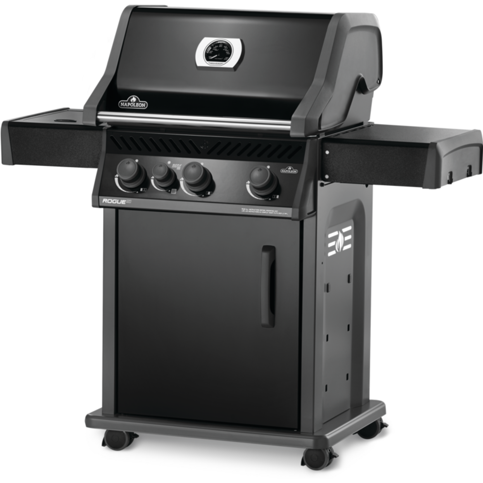 Napoleon Rogue® XT 425 Natural Gas Grill with Infrared Side Burner, Black