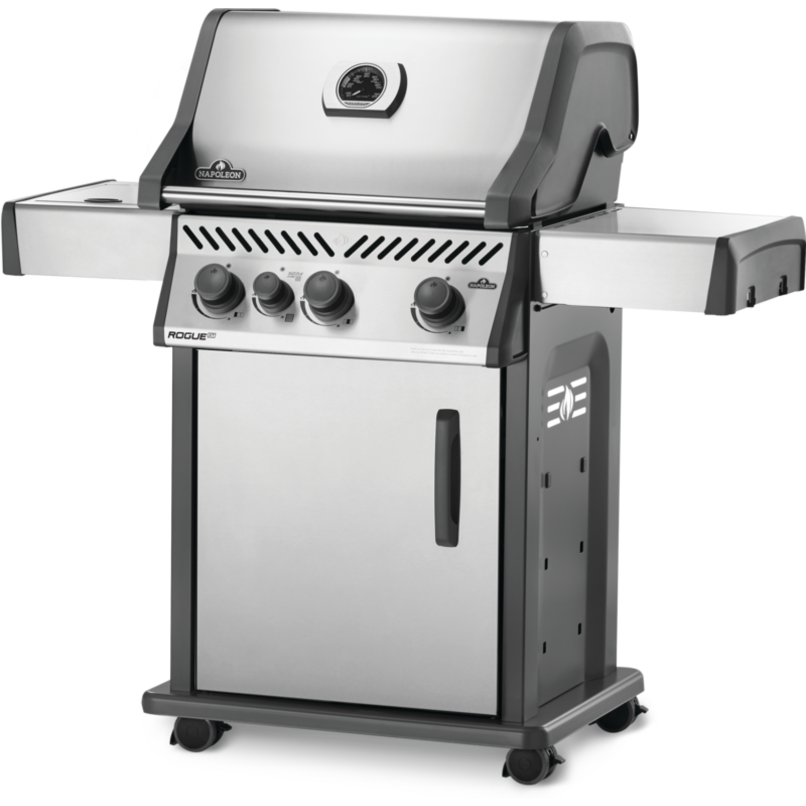 Napoleon Rogue® XT 425 Propane Gas Grill with Infrared Side Burner, Stainless Steel