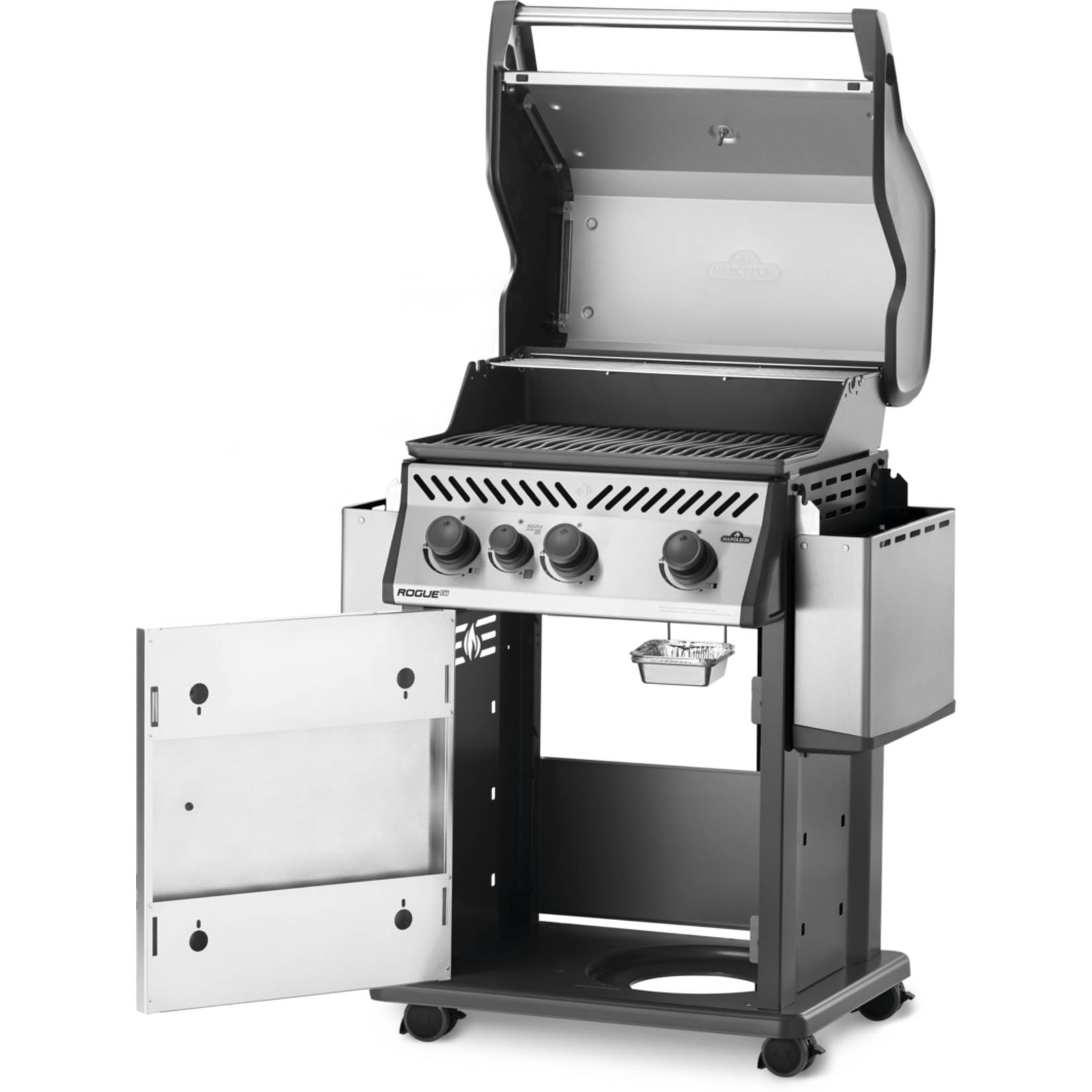 Napoleon Rogue® XT 425 Natural Gas Grill with Infrared Side Burner, Stainless Steel
