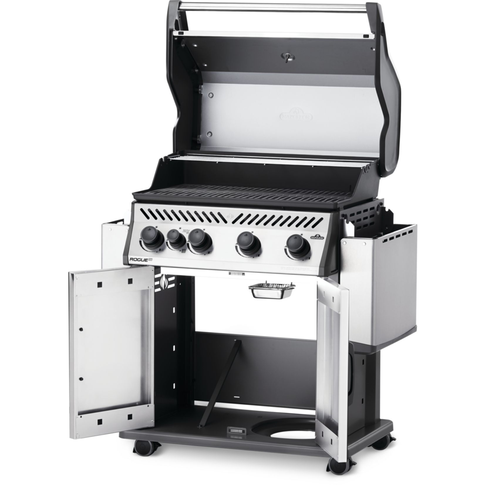 Napoleon Rogue® XT 525 Propane Gas Grill with Infrared Side Burner, Stainless Steel
