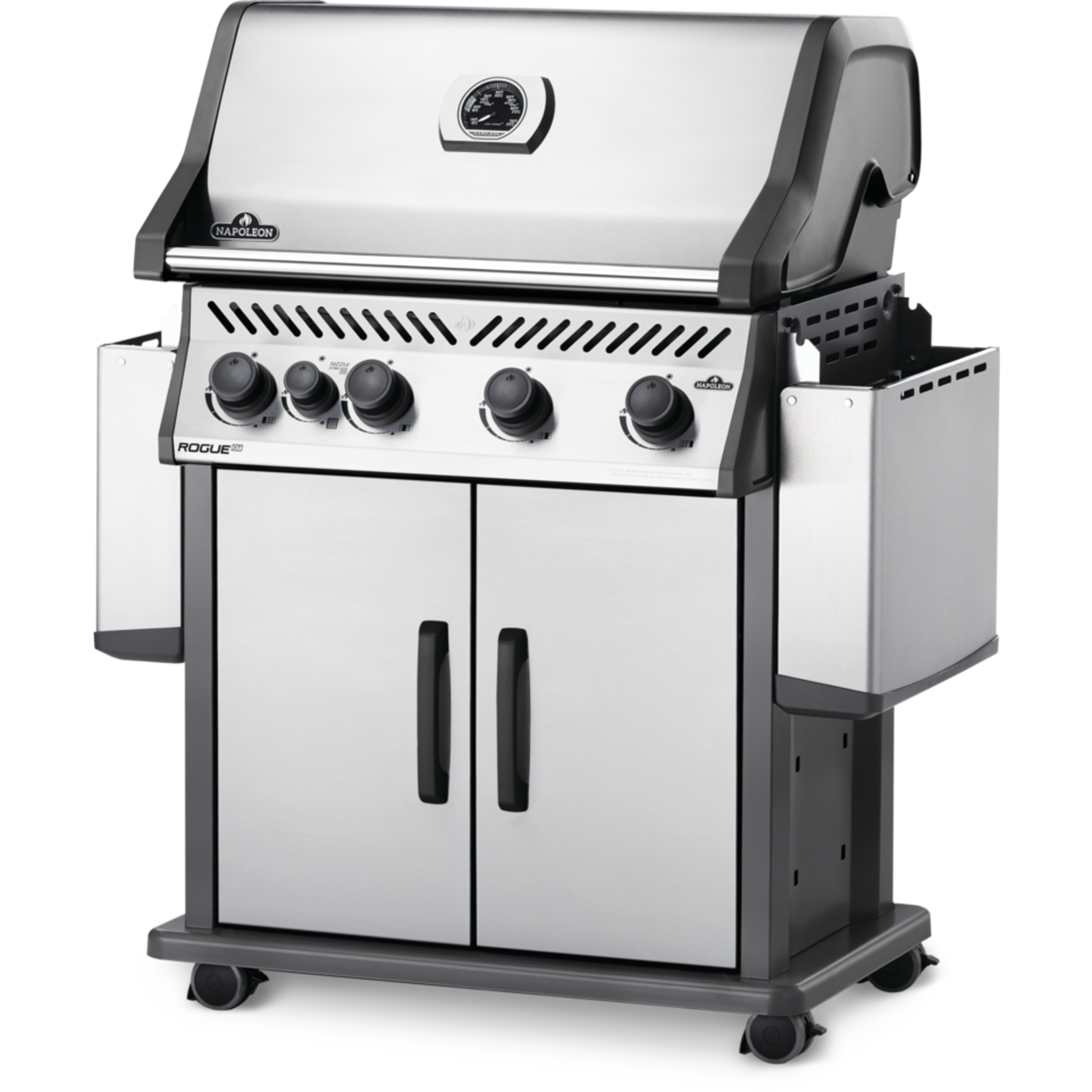 Napoleon Rogue® XT 525 Propane Gas Grill with Infrared Side Burner, Stainless Steel