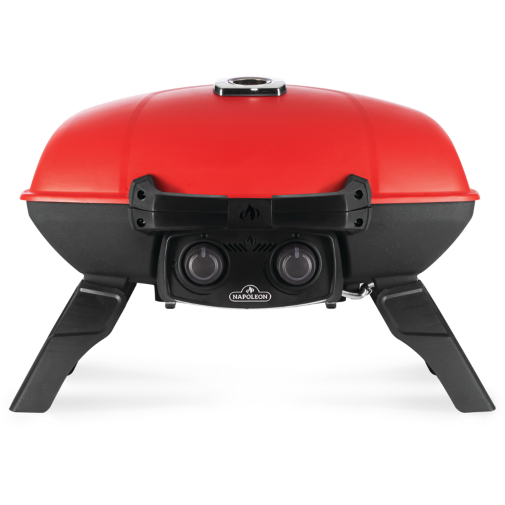 Napoleon TravelQ™ 285 Portable Propane Gas Grill with Griddle, Red