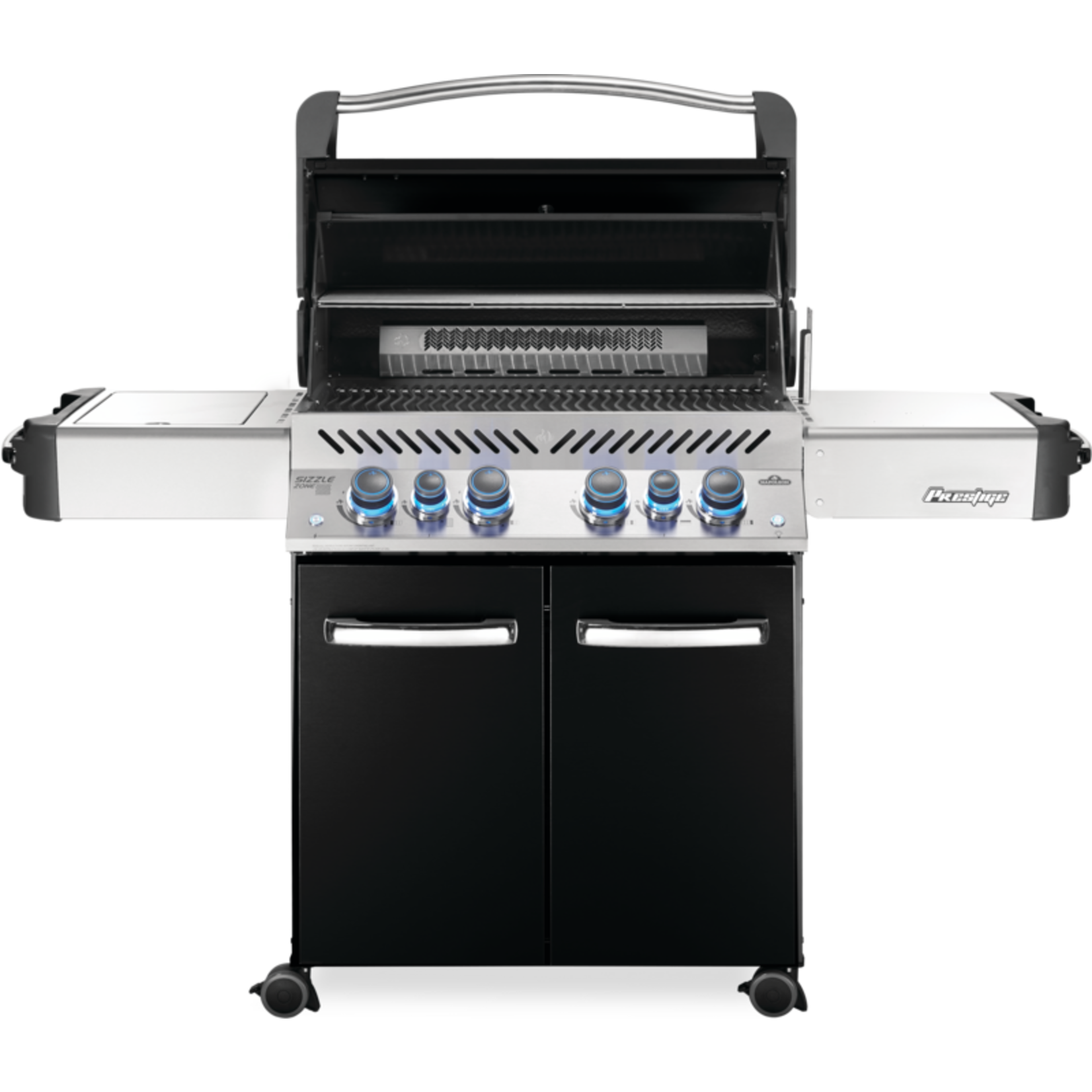 Napoleon Prestige® 500 Natural Gas Grill with Infrared Side and Rear Burners, Black