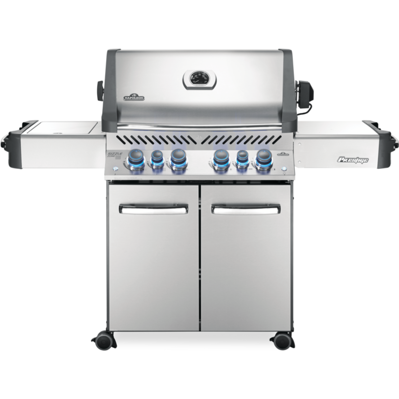 Napoleon Prestige® 500 Natural Gas Grill with Infrared Side and Rear Burners, Stainless Steel