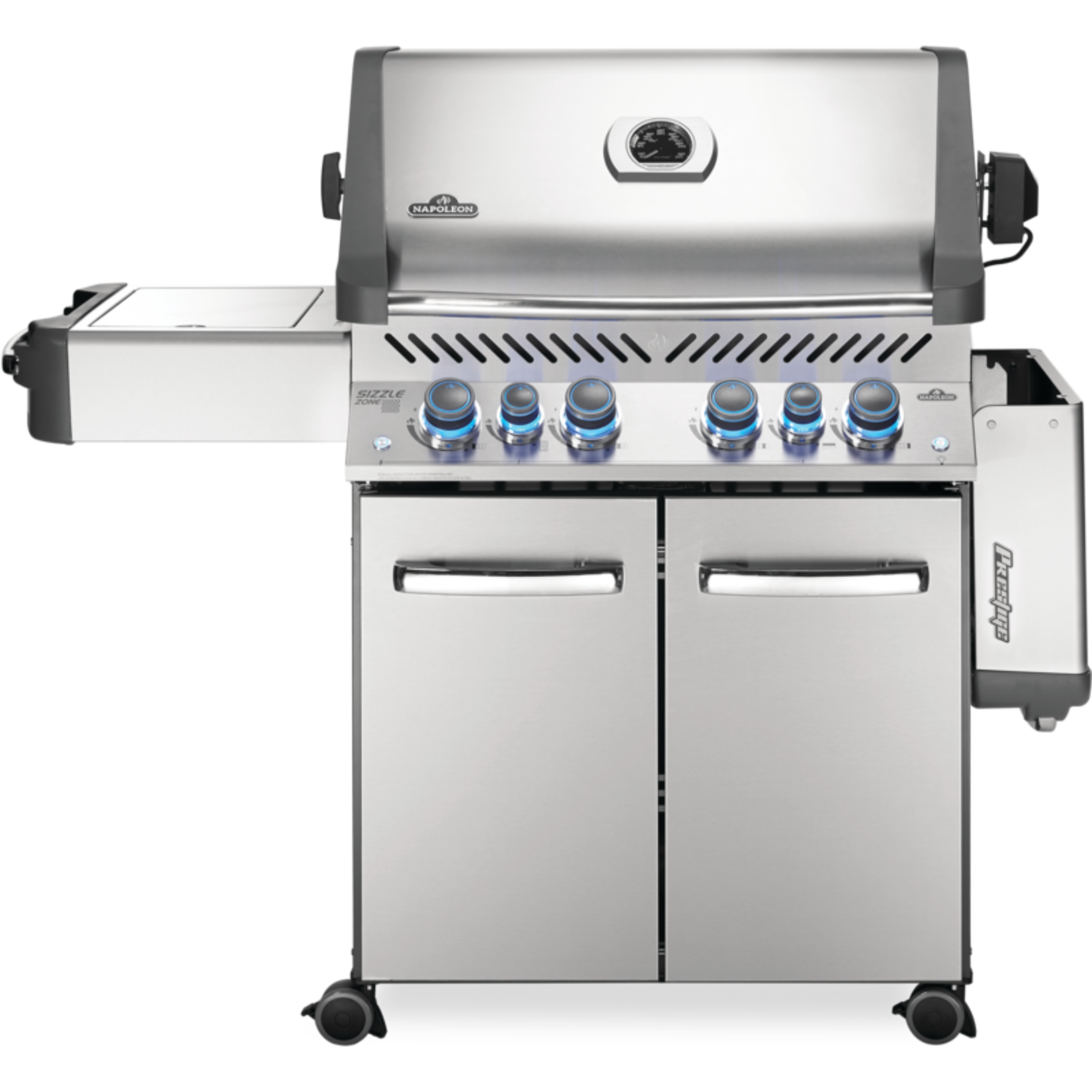 Napoleon Prestige® 500 Natural Gas Grill with Infrared Side and Rear Burners, Stainless Steel