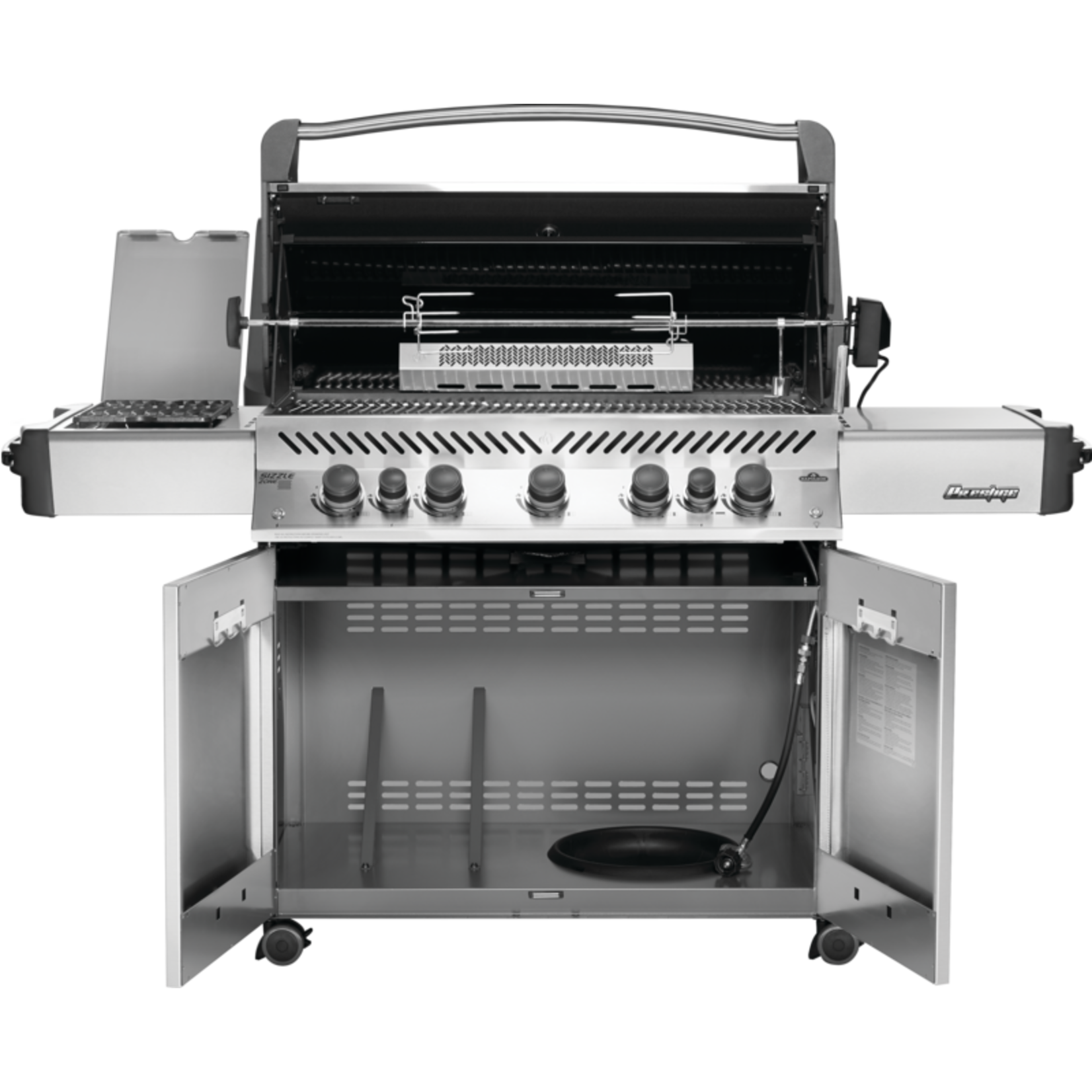 Napoleon Prestige® 665 Natural Gas Grill with Infrared Side and Rear Burners, Stainless Steel