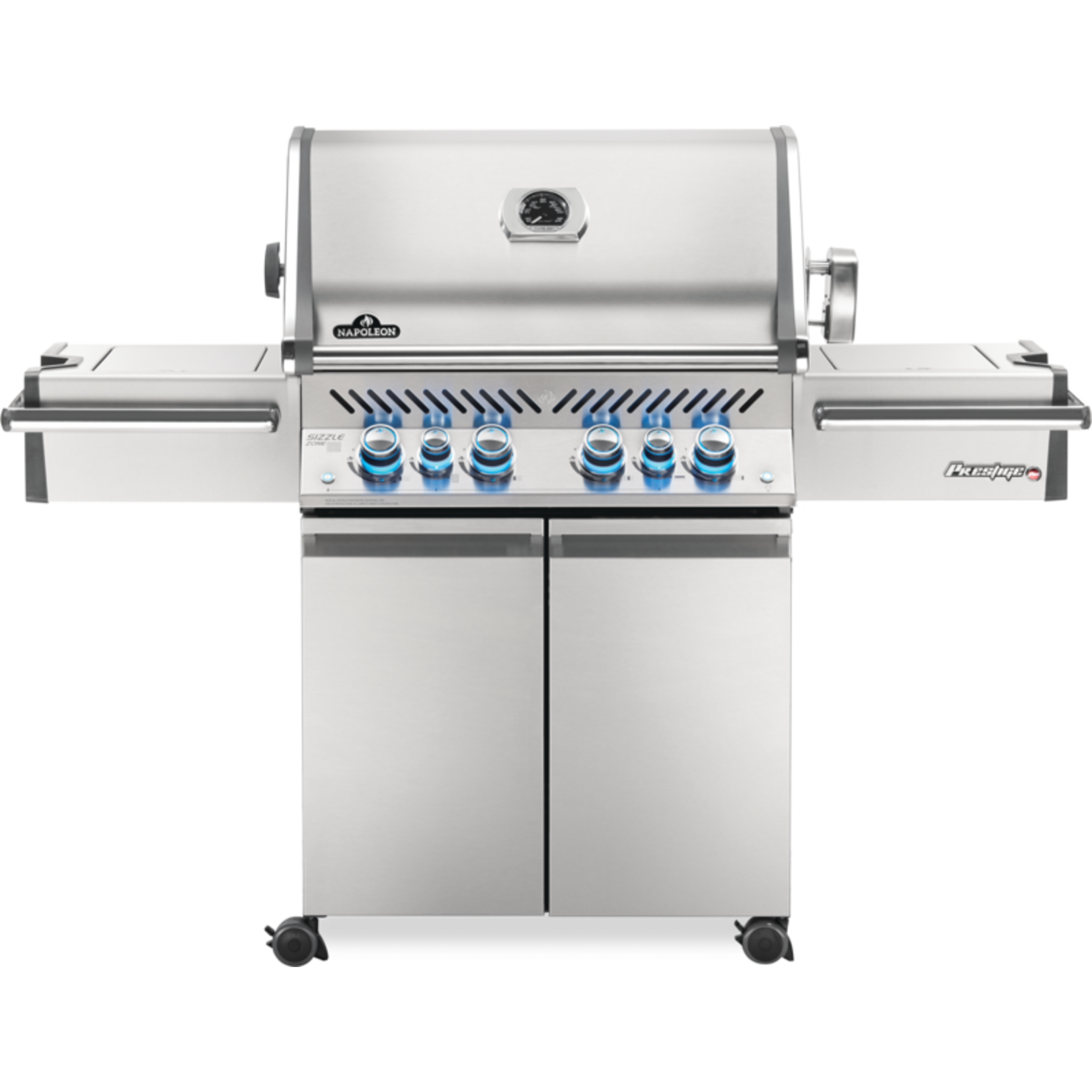 Napoleon Prestige PRO™ 500 Propane Gas Grill with Infrared Rear and Side Burners, Stainless Steel