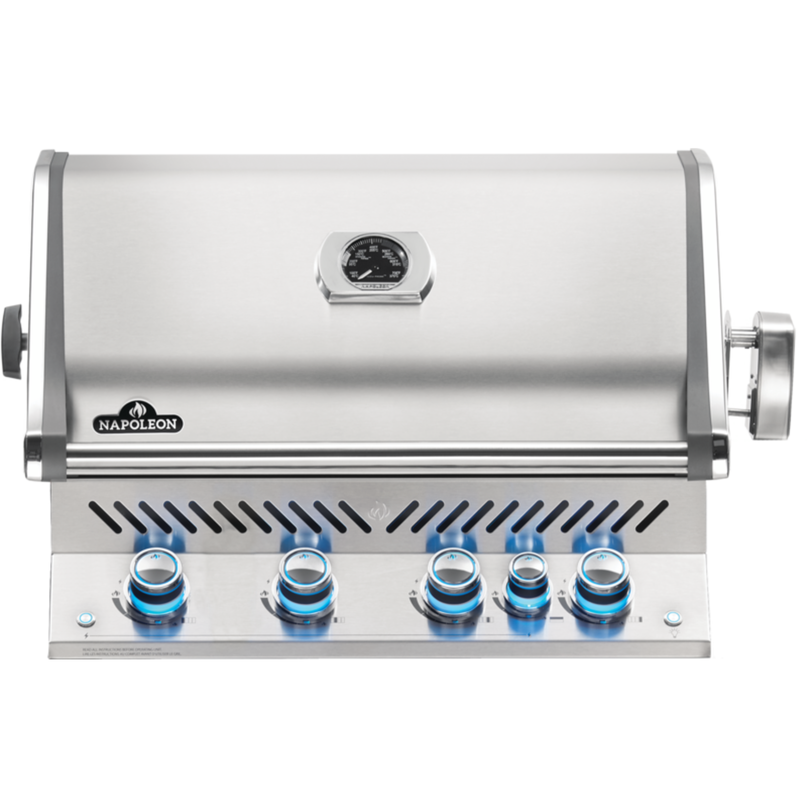 Napoleon Built-in Prestige PRO™ 500 Propane Gas Grill Head with Infrared Rear Burner, Stainless Steel