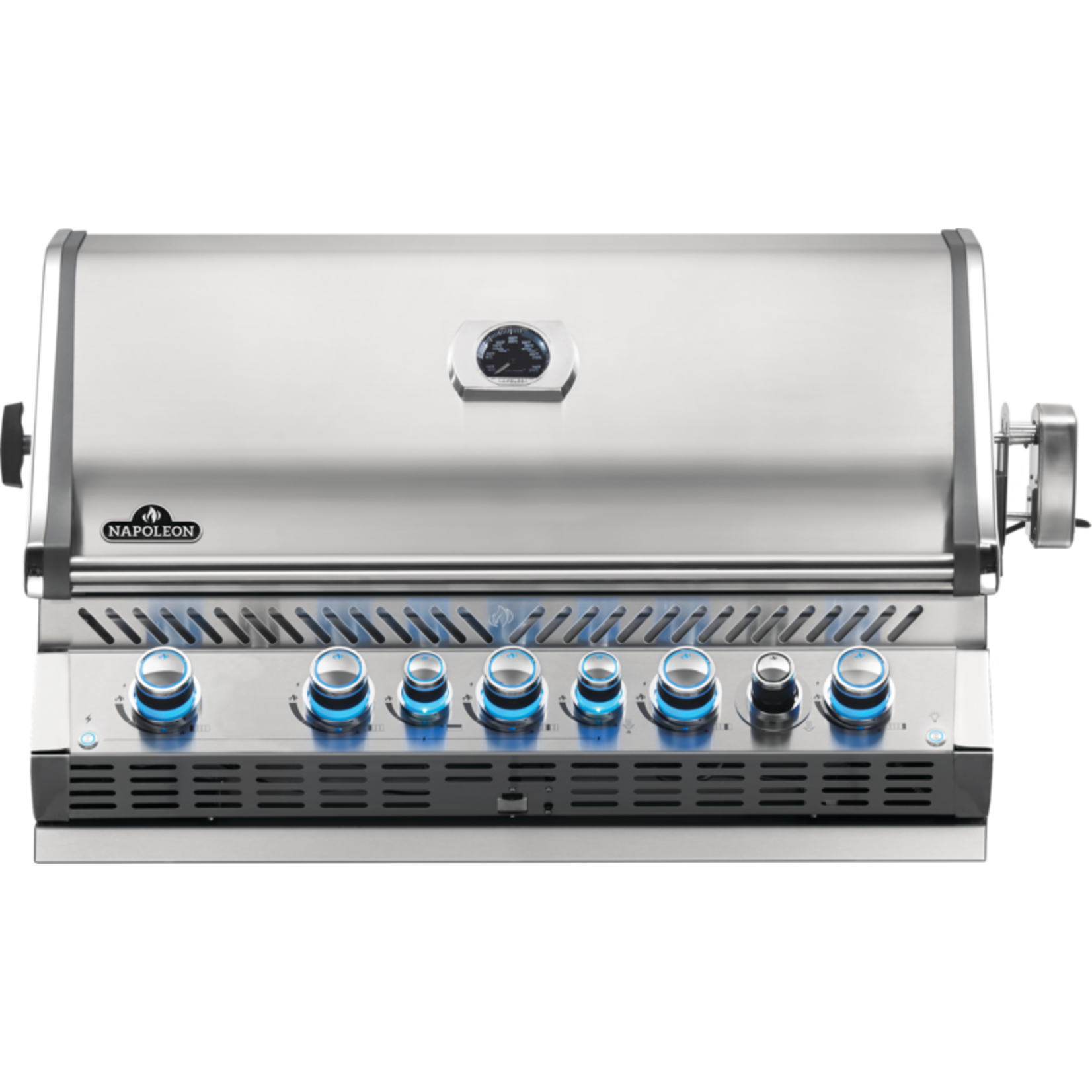 Napoleon Built-in Prestige PRO™ 665 Natural Gas Grill Head with Infrared Rear Burner, Stainless Steel