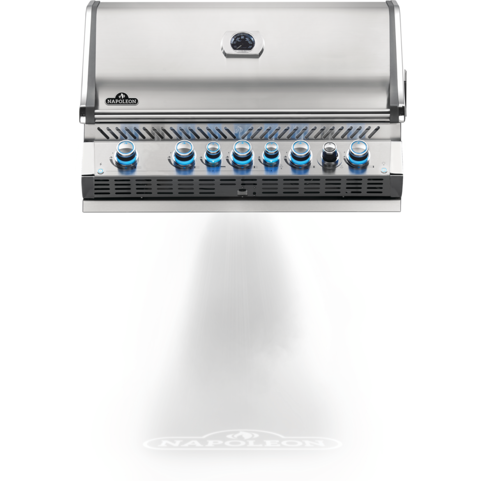 Napoleon Built-in Prestige PRO™ 665 Natural Gas Grill Head with Infrared Rear Burner, Stainless Steel