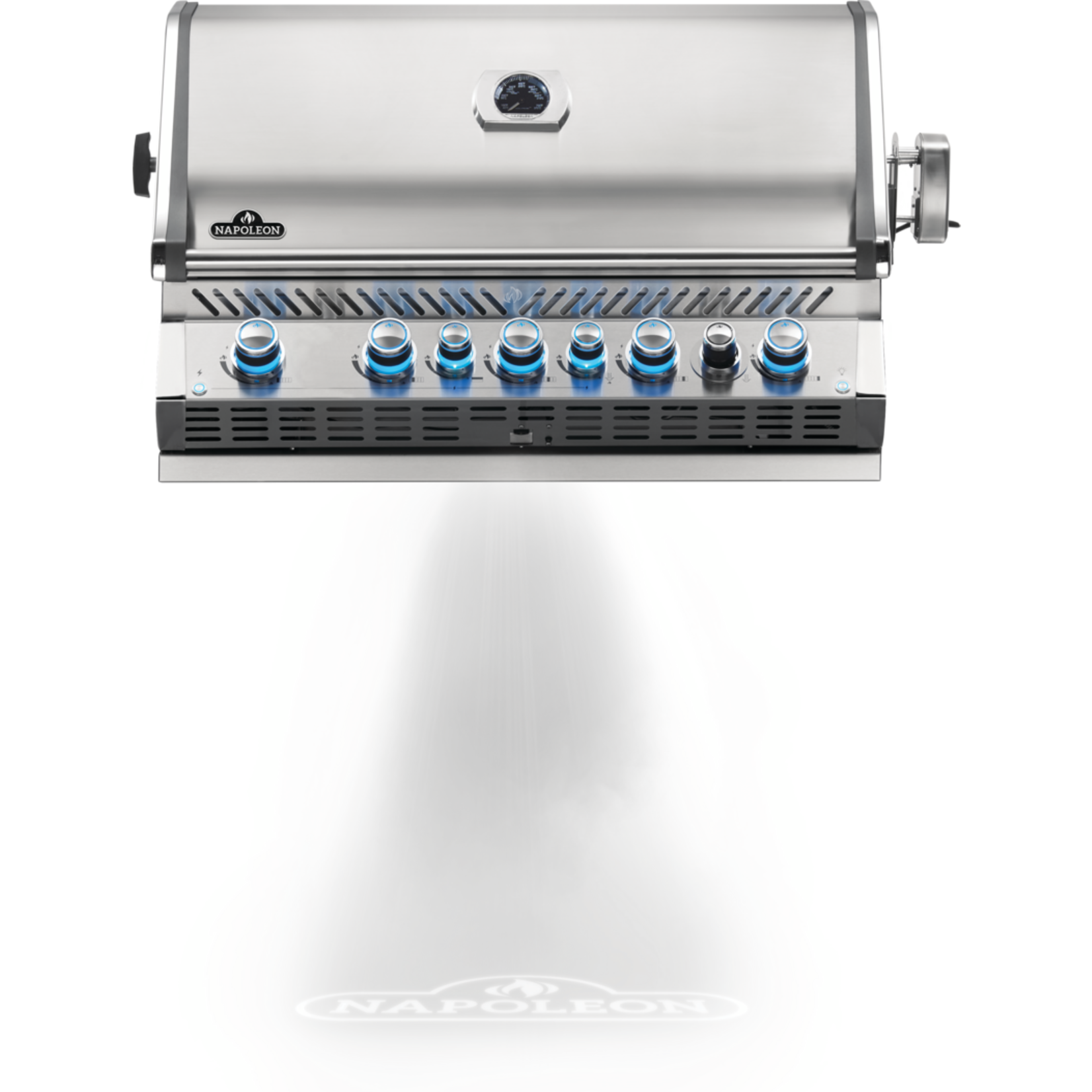 Napoleon Built-in Prestige PRO™ 665 Propane Gas Grill Head with Infrared Rear Burner, Stainless Steel