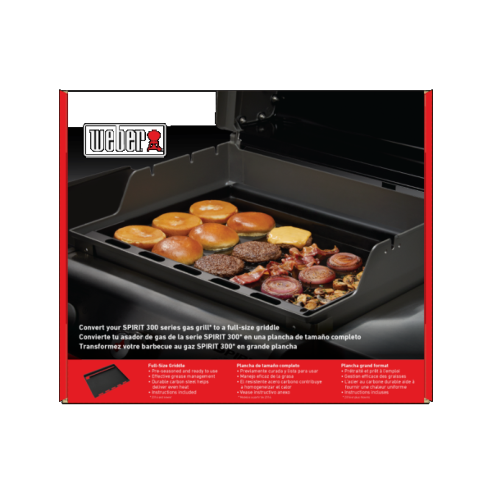 Weber Full Size Griddle Spirit 300 Series CS ($70 Off)
