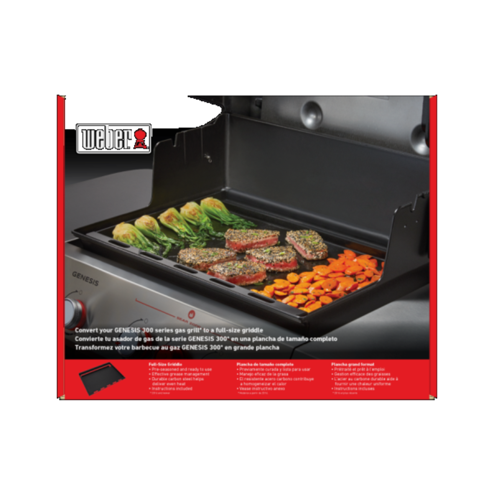 Weber Full Size Griddle Genesis 300 Series CS (Save $70)