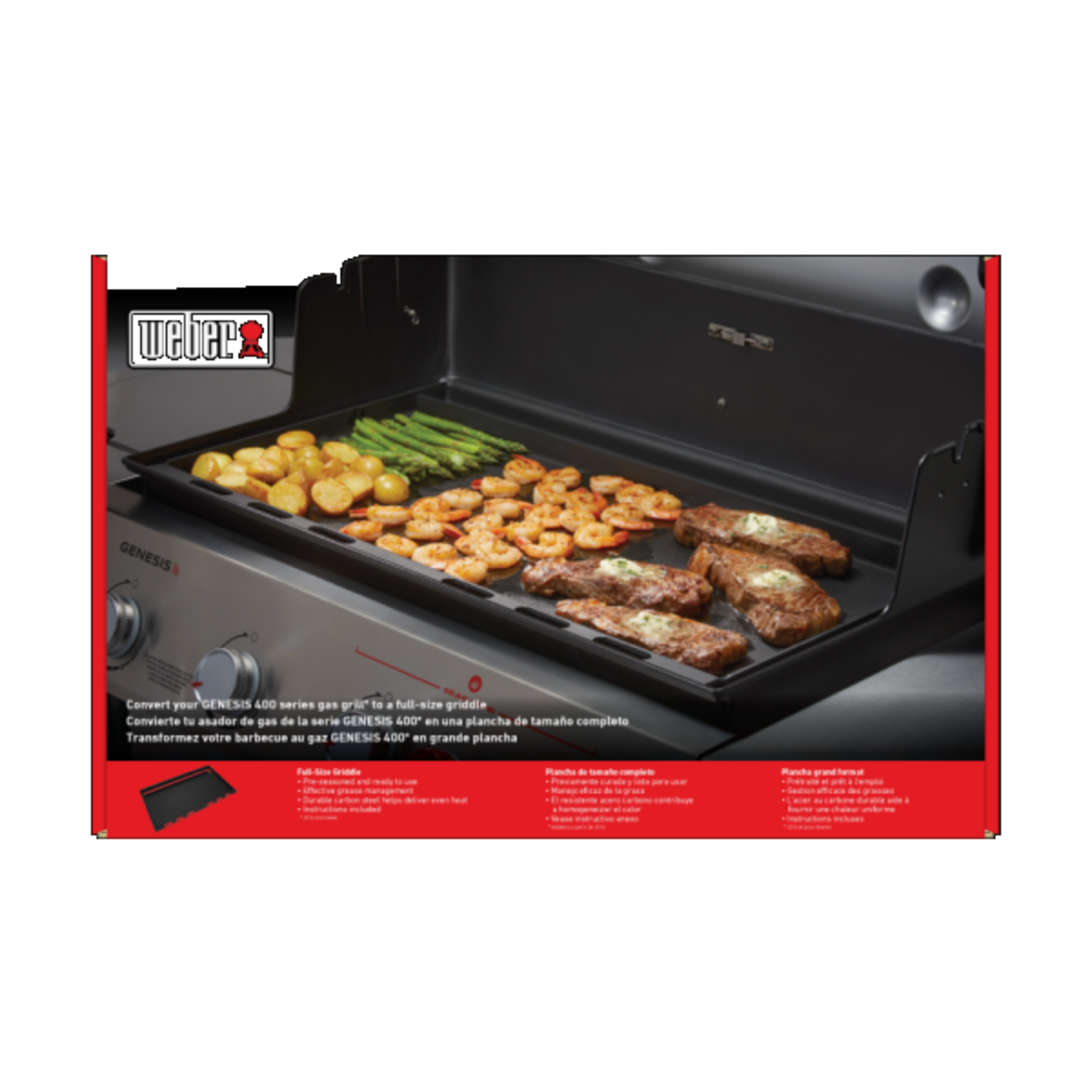 Weber Full Size Griddle Genesis 400 Series CS { BIN WE3 - 2 }