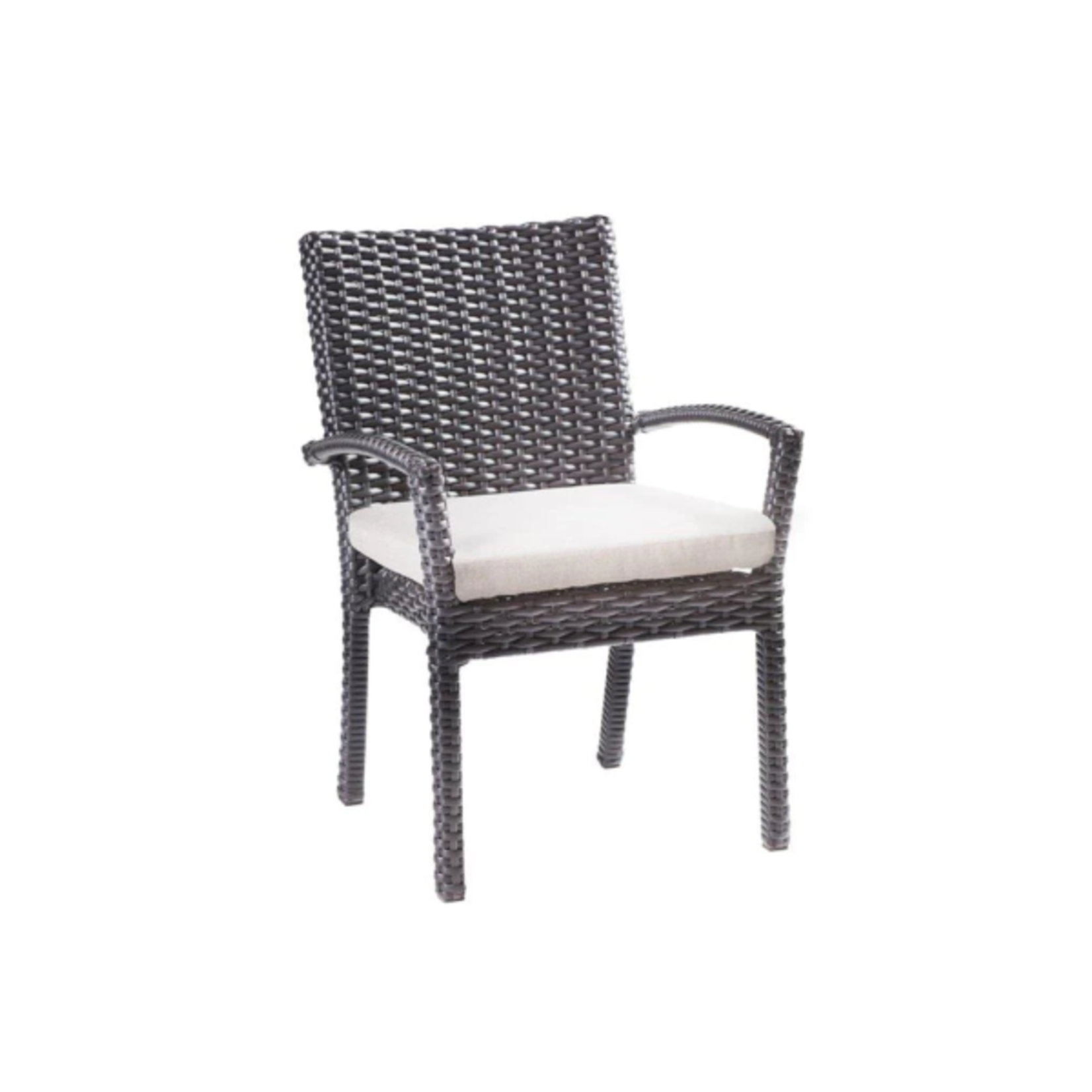 Enclover TRILLIUM Dining Chair Ebony W cushion  (24 x 26 x 36)