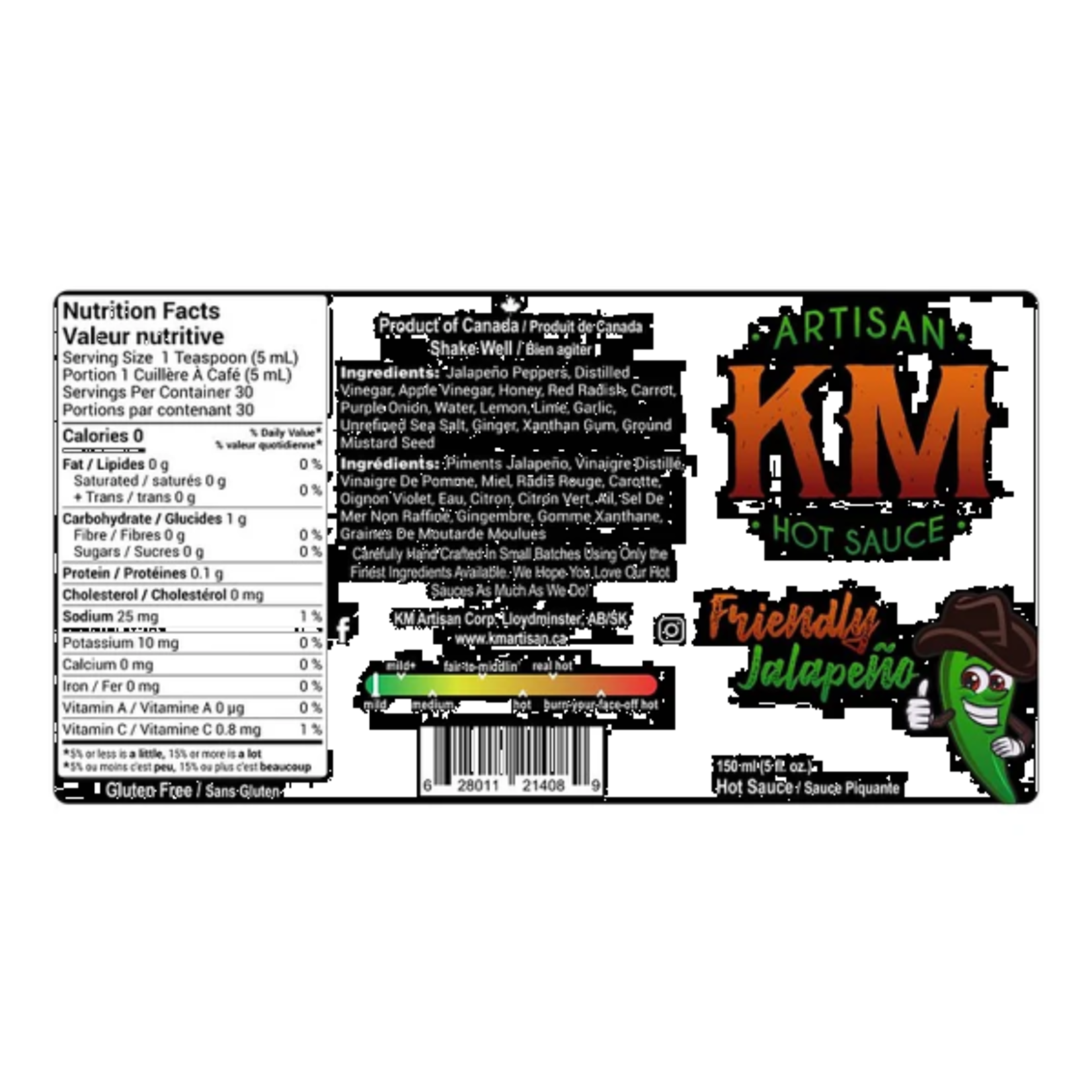 KM Artisan Friendly Jalapeno