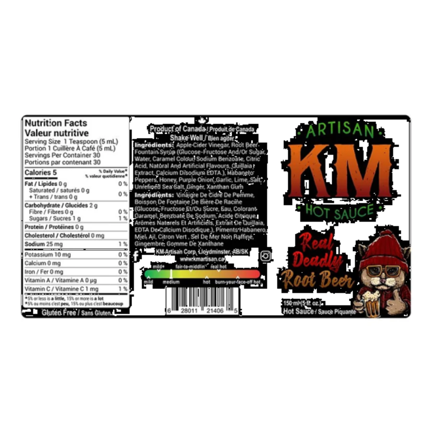 KM Artisan Real Deadly Root Beer 5 oz