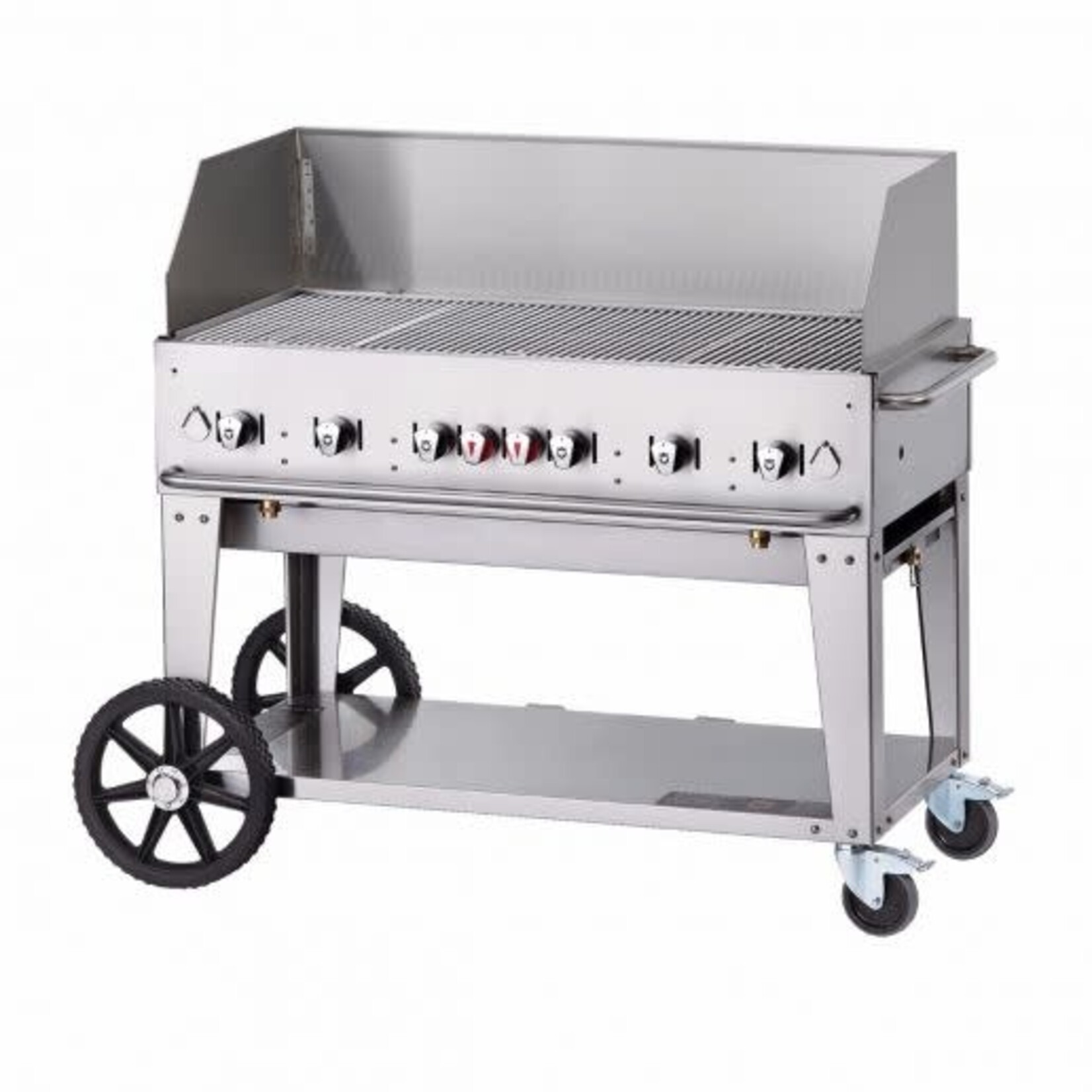 Crown Verity 48" LP mobile Grill windguard Package, with windguard