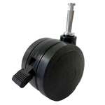 Broil King 3" diam. caster,locking mech.,11/2" long mounting post