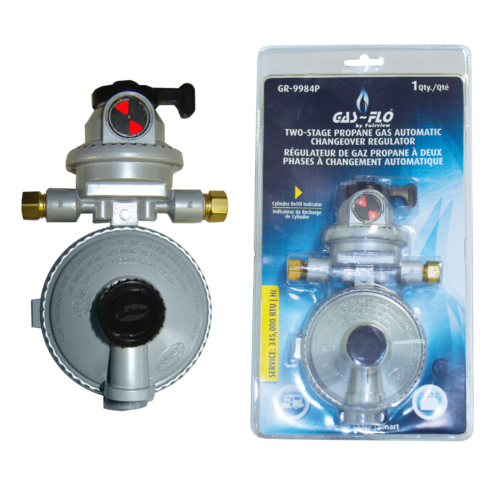 Fairview LP Auto Change Over 2-Stage Gas Reg