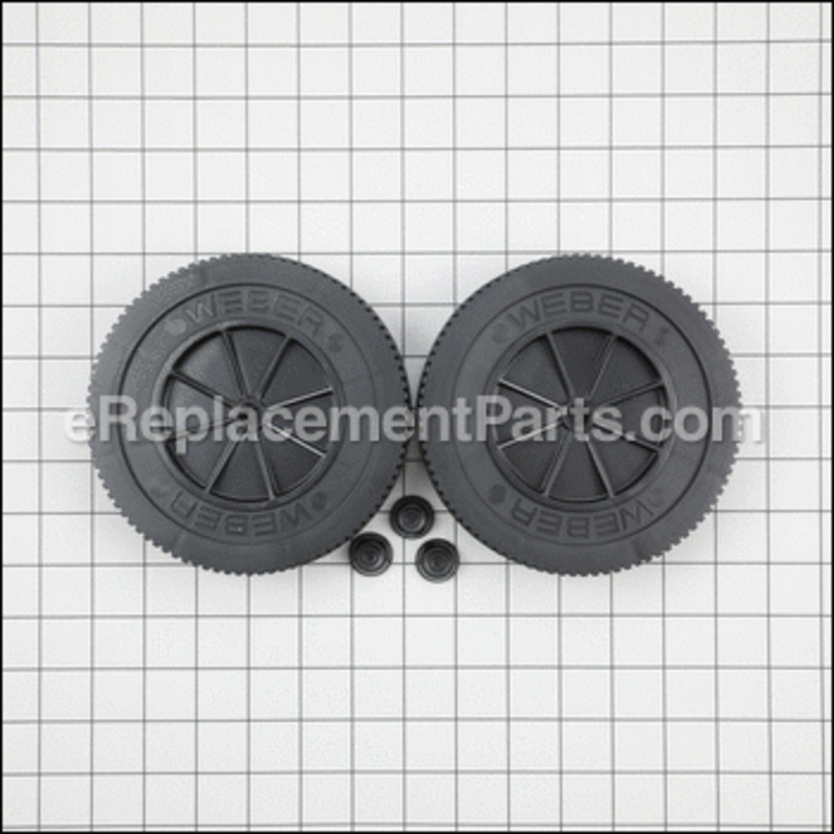 Weber 6" Wheel  Blk Wall ( BIN WE7 - 5}