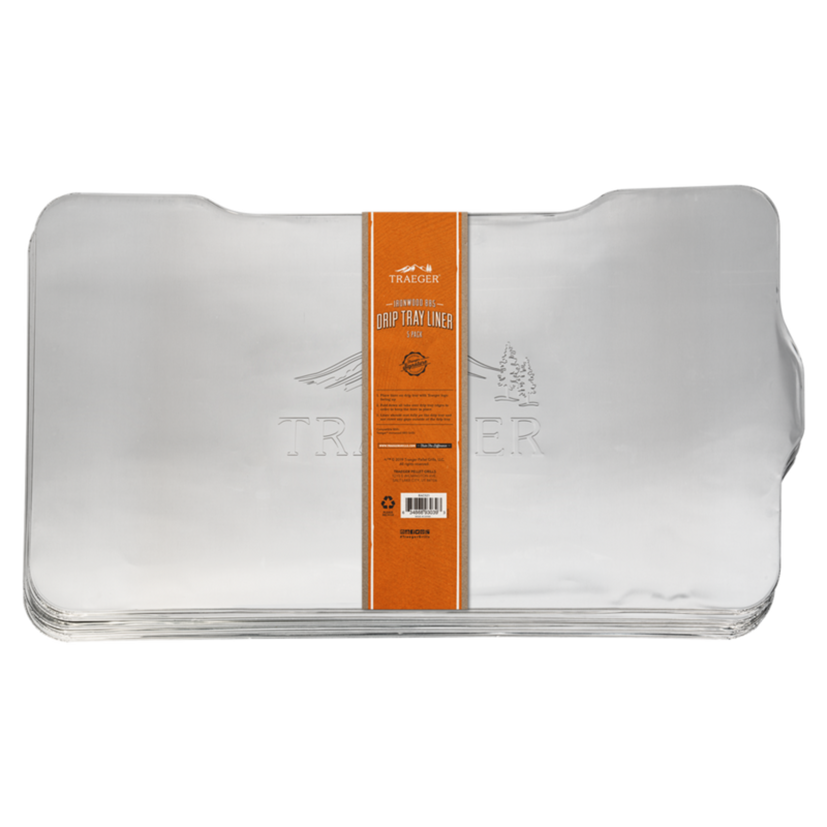 Traeger Drip Tray Liner 5 Pack - Ironwood 885