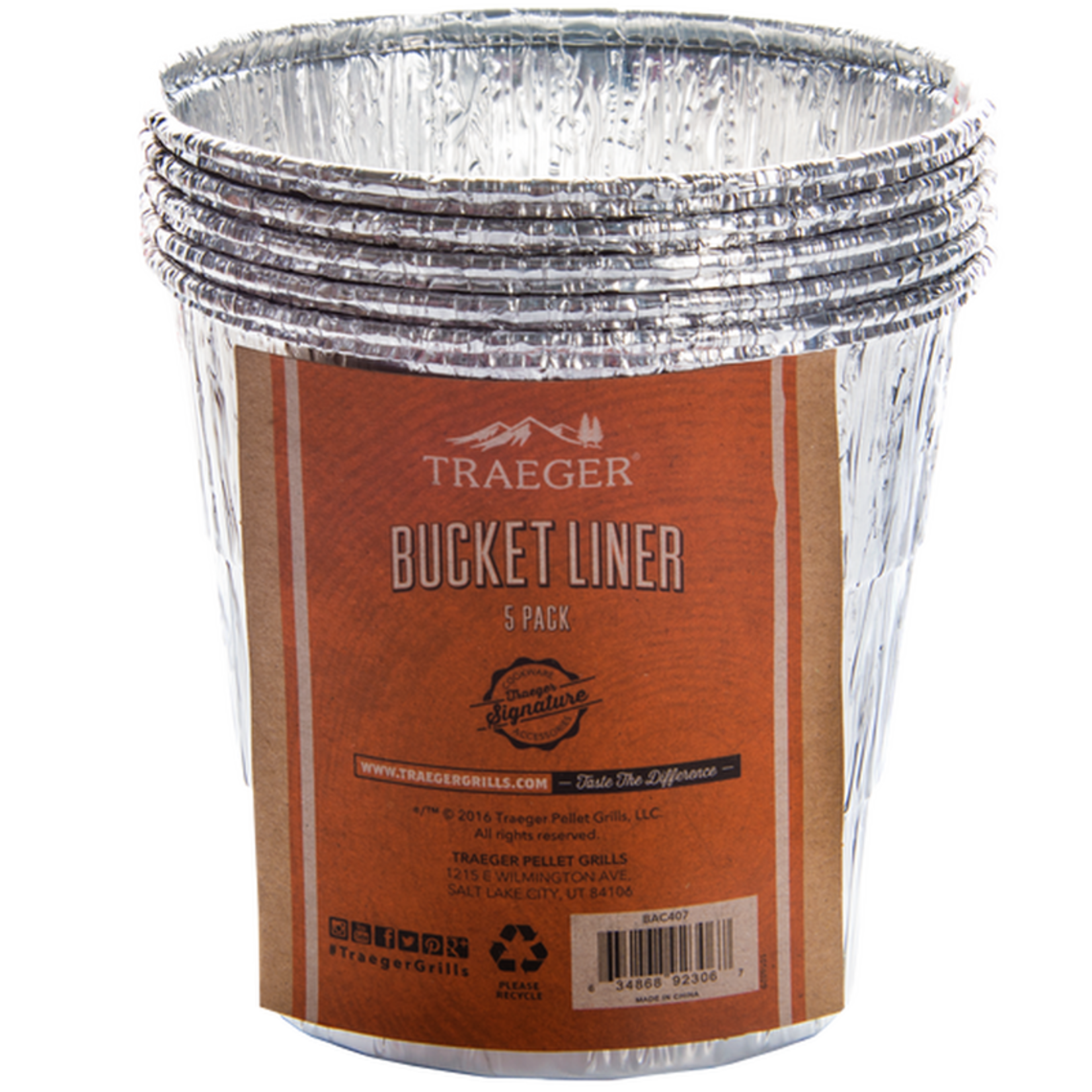 Traeger Bucket Liner-5 Pack {10}