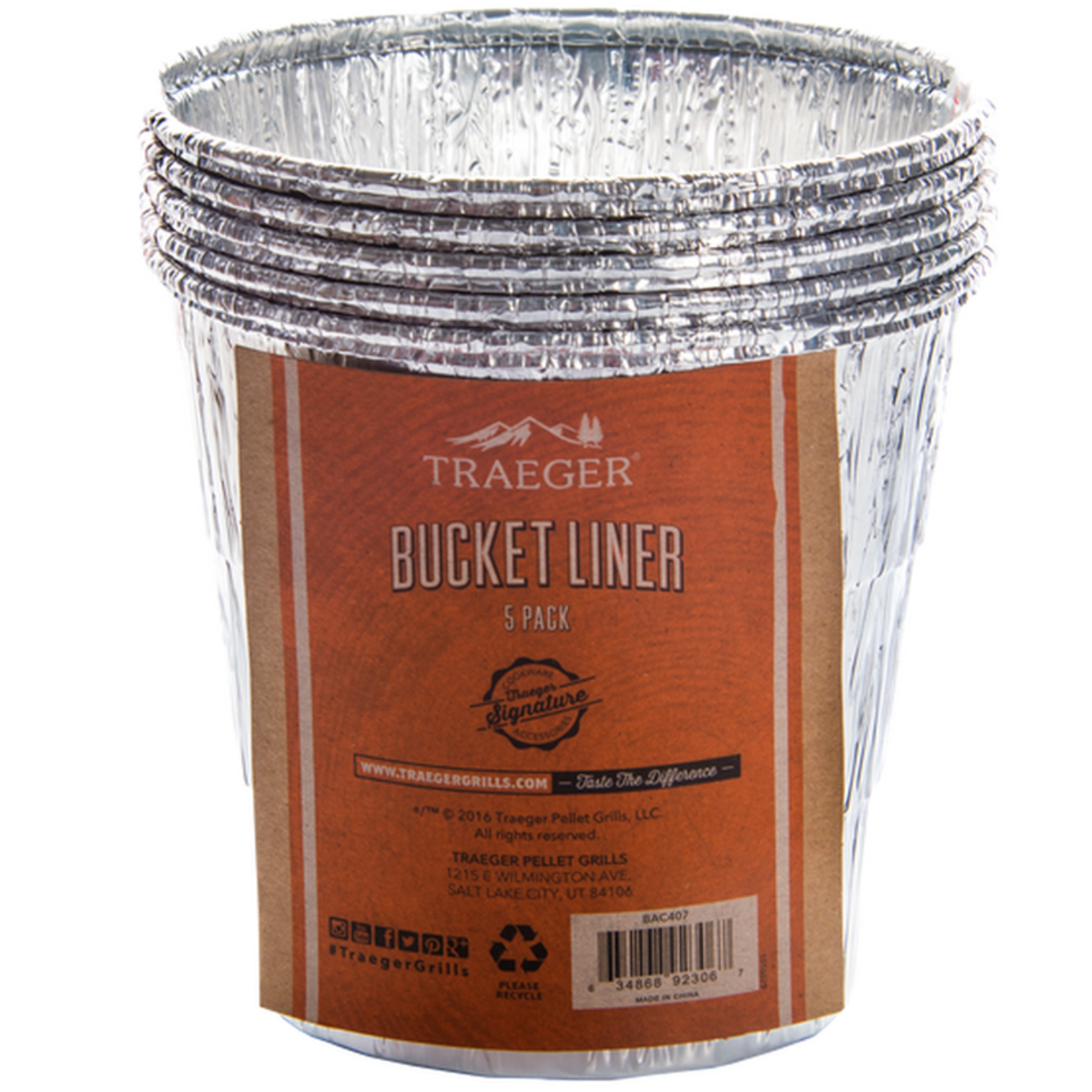 Traeger Bucket Liner-5 Pack