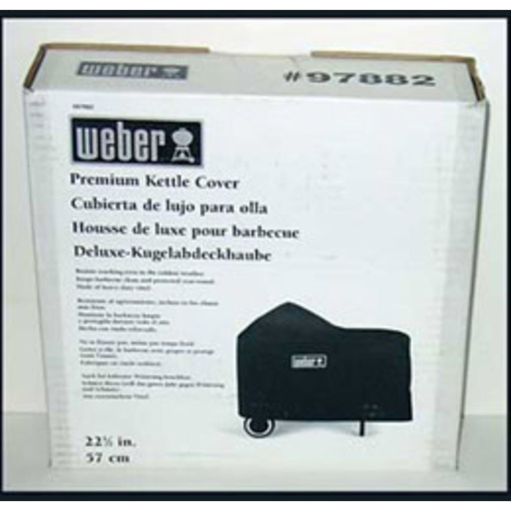 Weber Cover, 22.5" Platin Kettle, HD Vinyl { BIN WE7 - 4 }